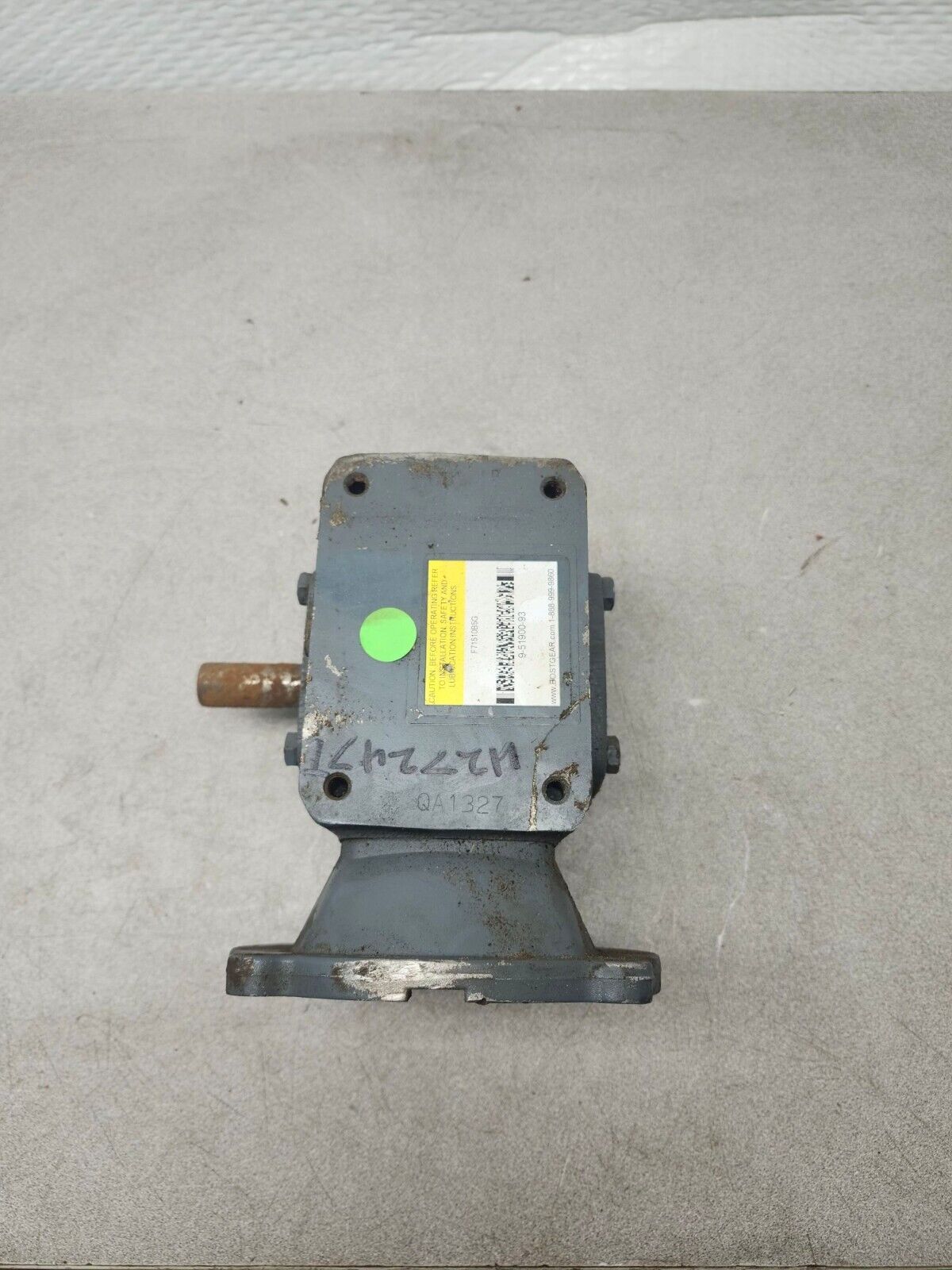 USED BOSTON GEAR SPEED REDUCER 10:1 RATIO F71510B5G