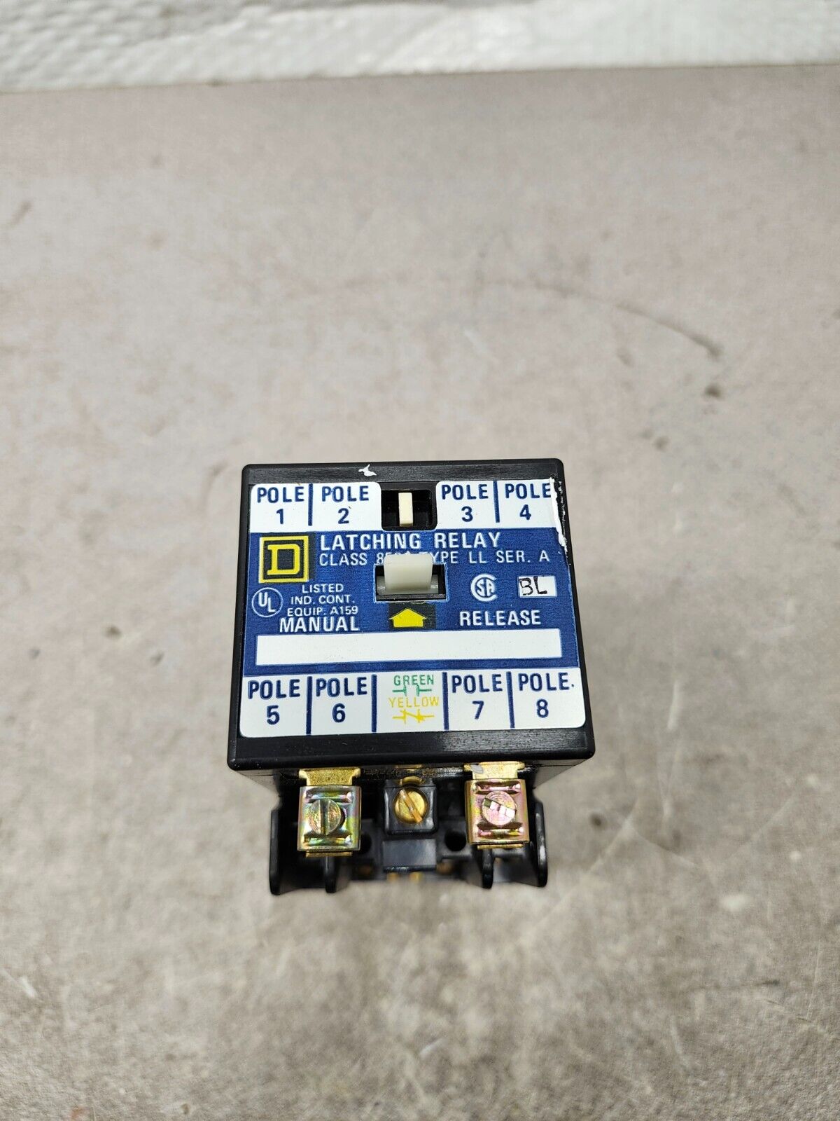 NEW IN BOX SQUARE D AC MECH LATCH RELAY CLASS 8501 SER A TYPE L0-20-LL