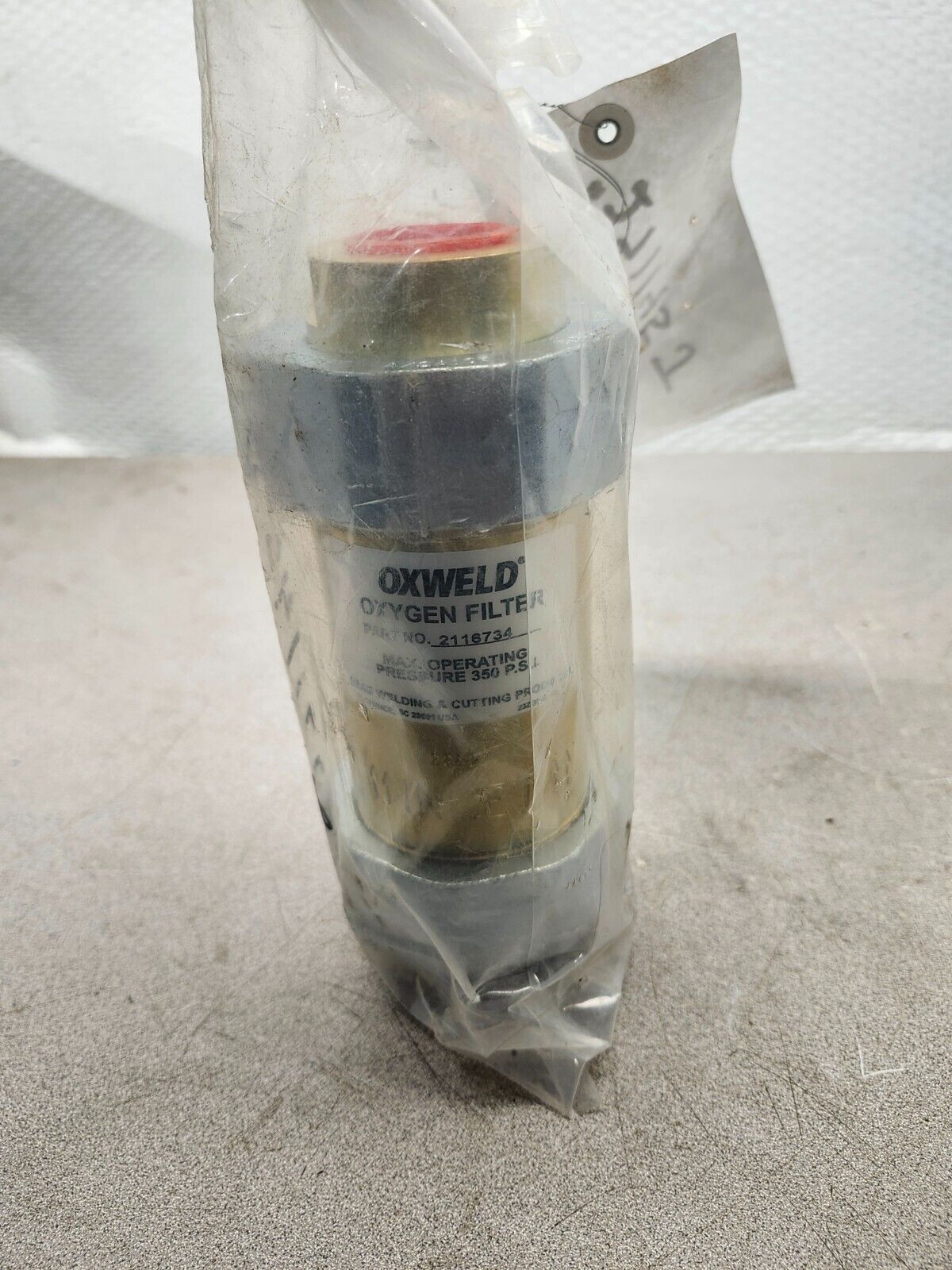 NEW IN PACKAGING OXWELD OXYGEN FILTER 2116734