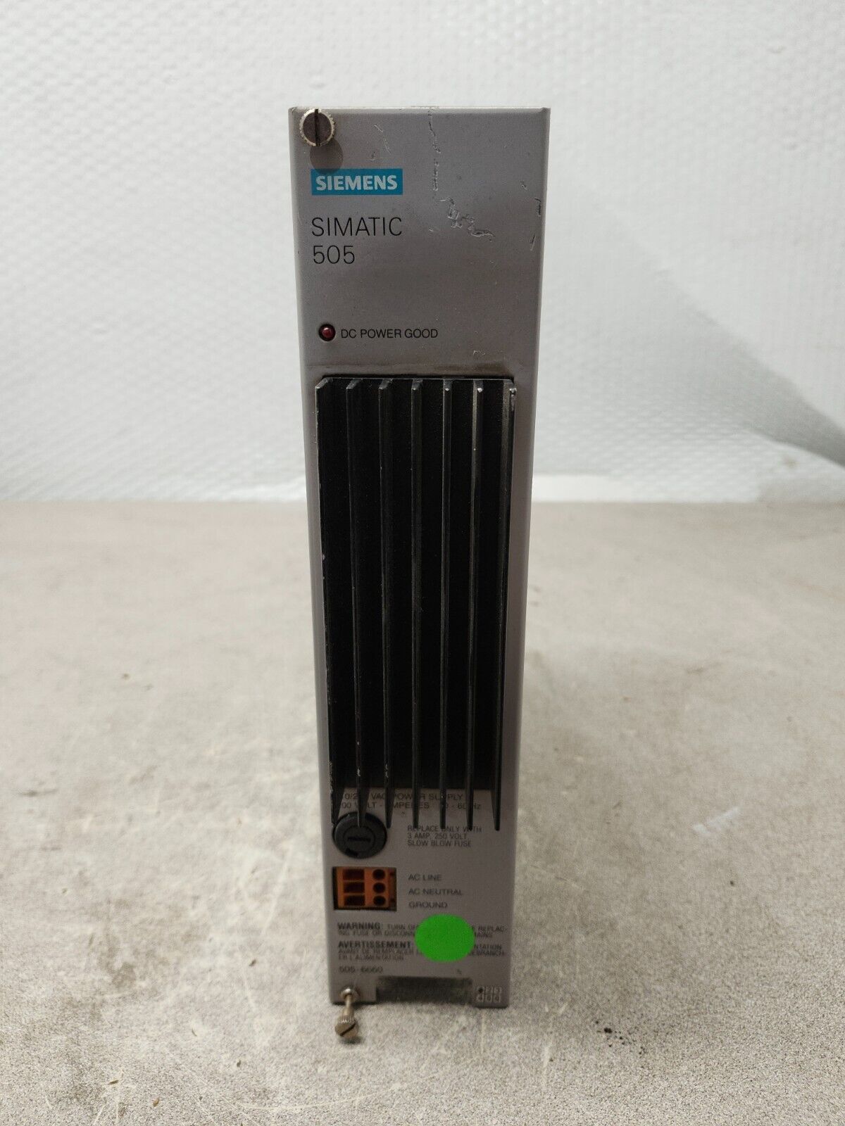 USED SIEMENS Simatic 505 PLC Power Supply