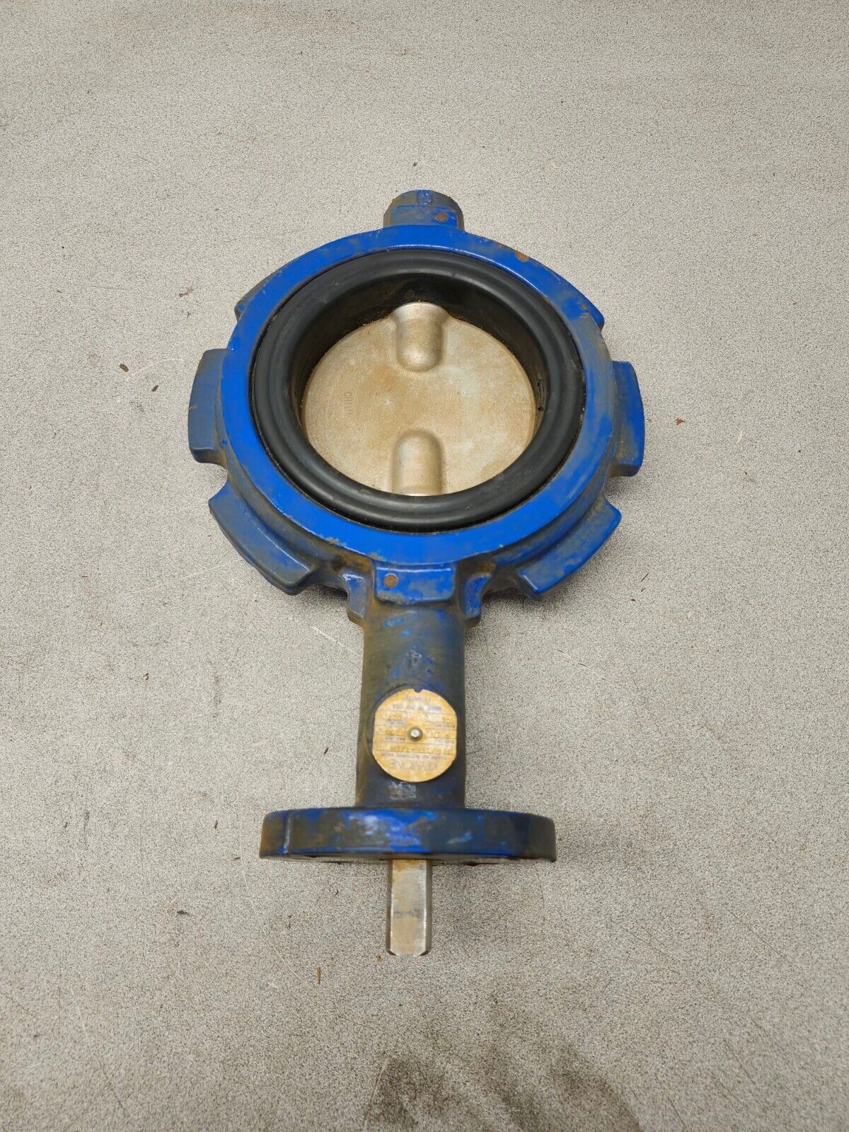 USED NO BOX KEYSTONE MISSING HANDLE  4" Butterfly Valve 316/316-T/EP