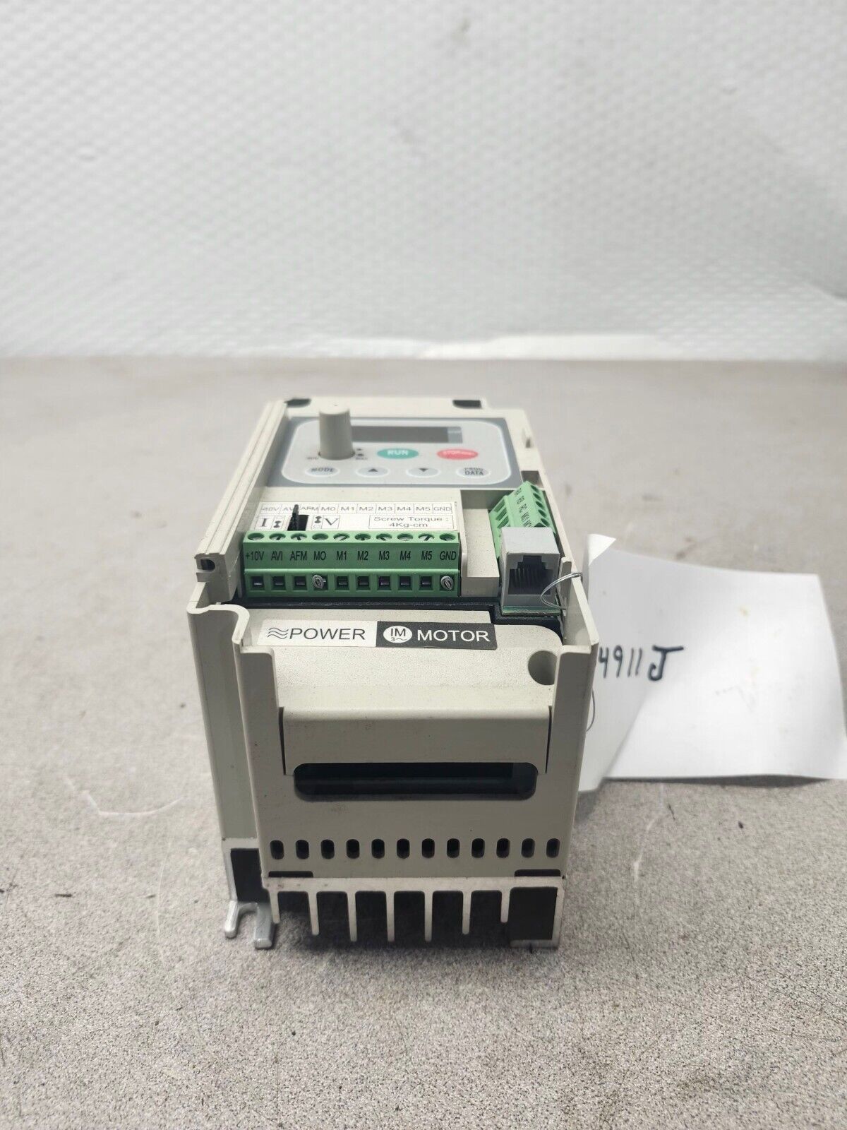 USED Delta Variable Frequency Drive 1 Phase 100-120V 50/60Hz 9.0 Amp VFD004S11B