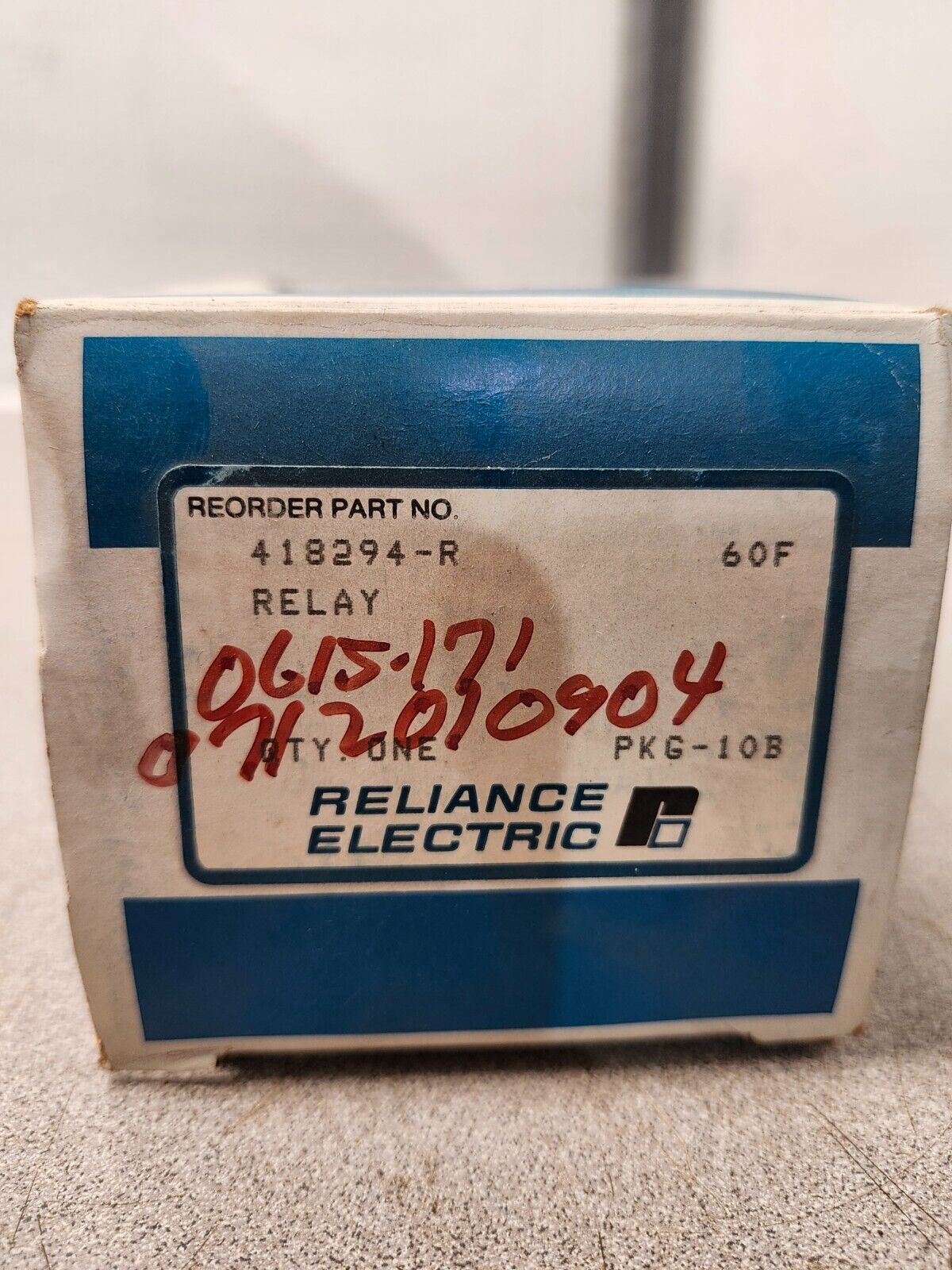 NEW WITH BOX Reliance Electric Potter & Brumfield Relay 418294-R