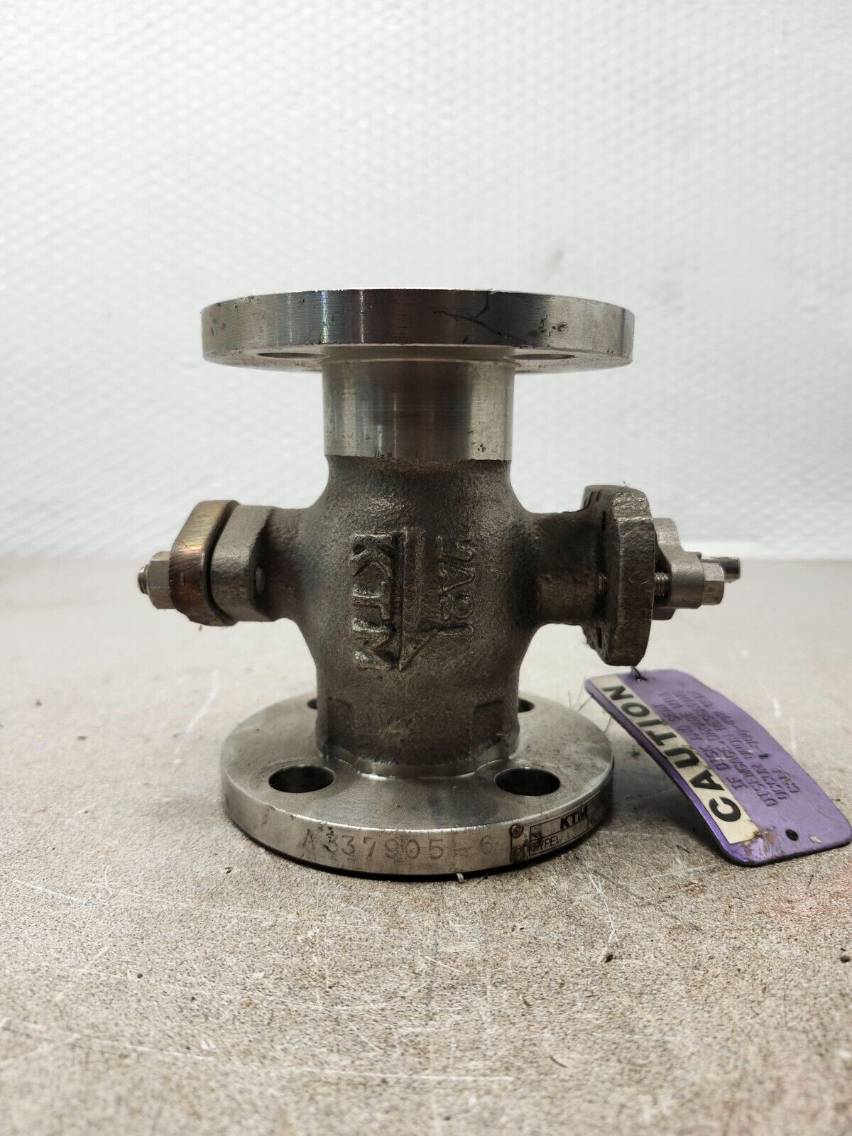 USED KTM BALL VALVE STAINLESS STEEL CLASS 150 CF8M 1-150 WA21F-32RP