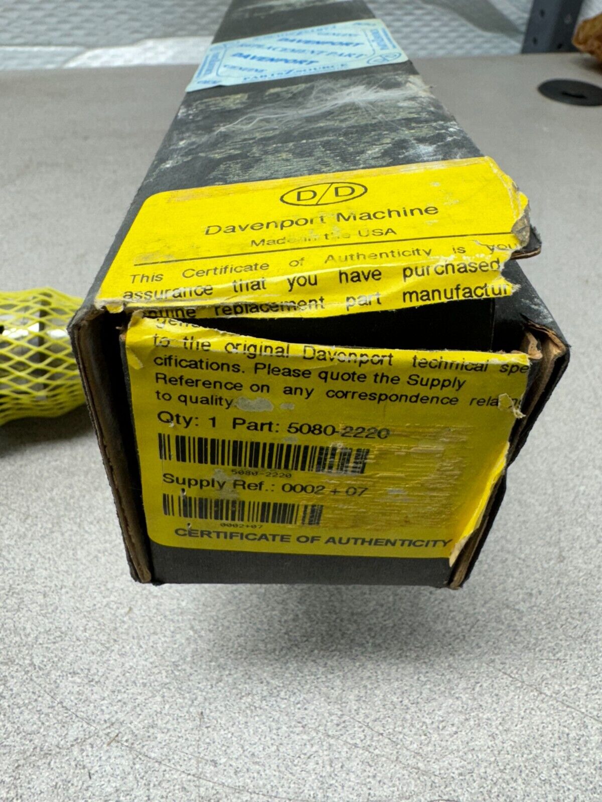 NEW IN BOX DAVENPORT INNER SPINDLE 5080-2220