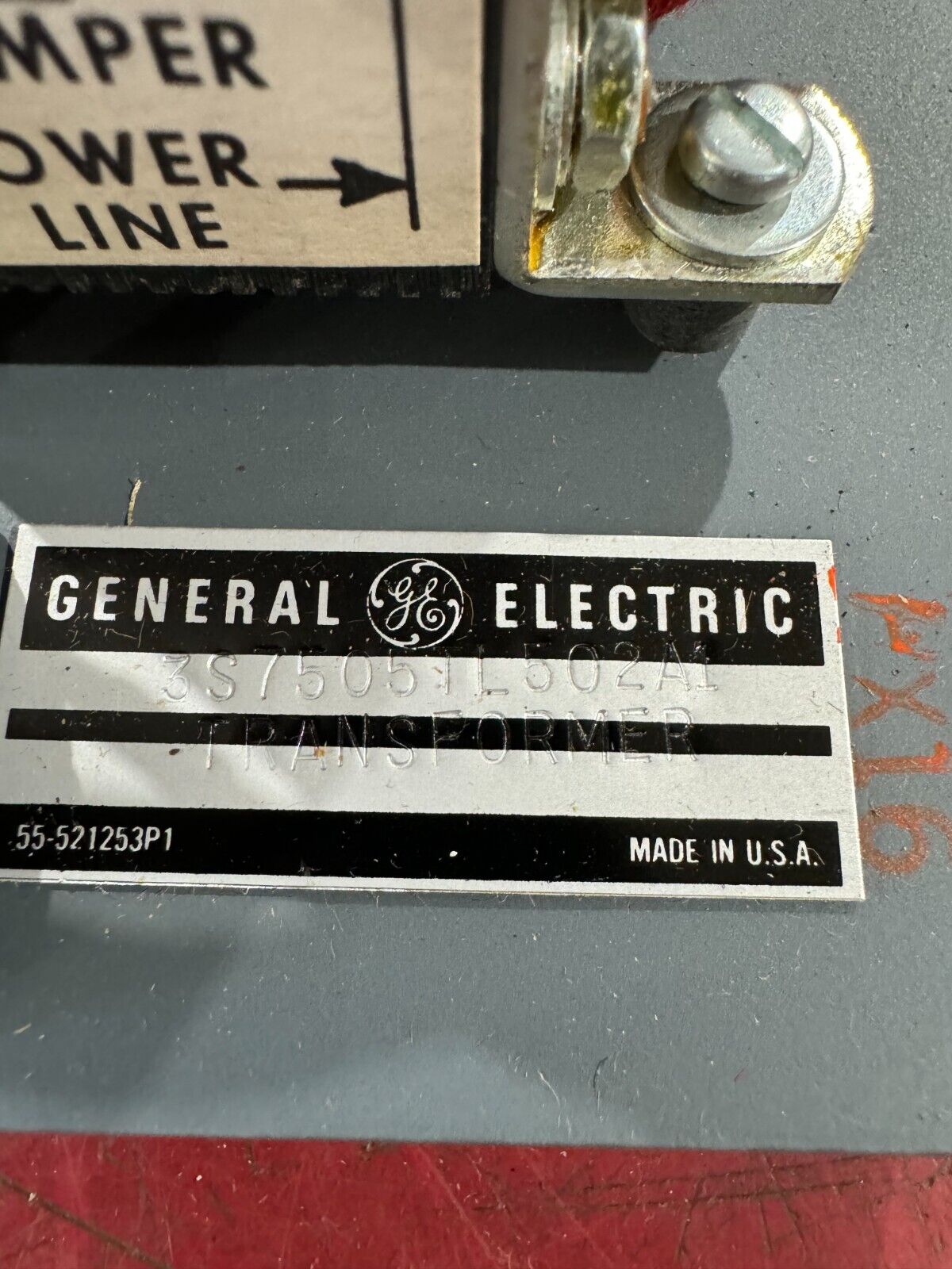 NEW GENERAL ELECTRIC LIGHT SOURCE TRANSFORMER 3S7505TL502A1