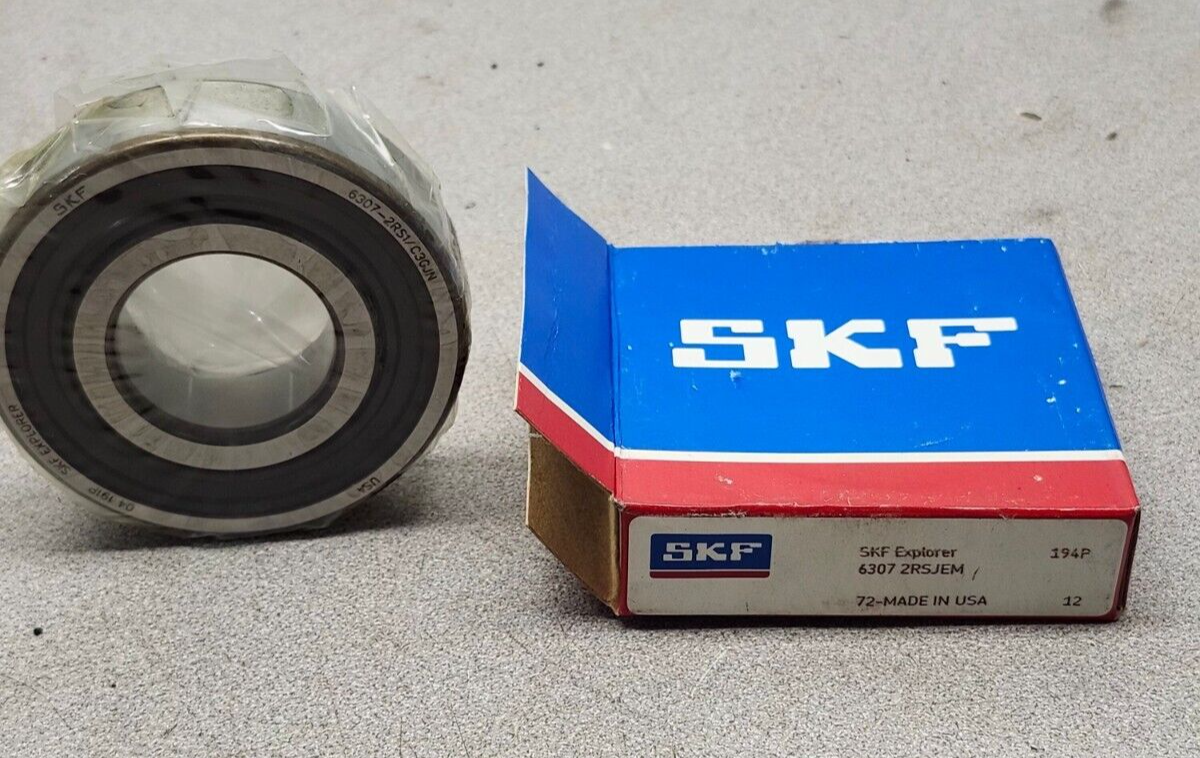 NEW LOT OF 8 SKF EXPLORER ROLLER BEARINGS 6307 2RSJEM