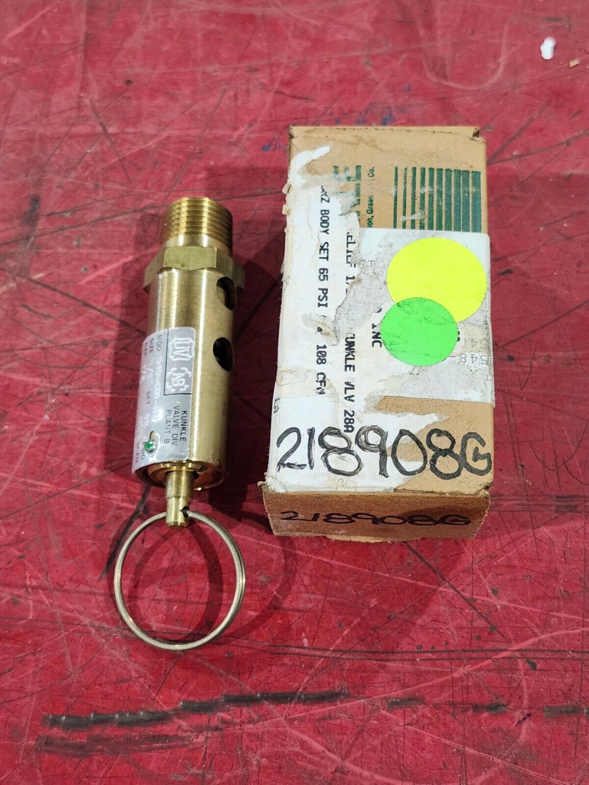 NEW IN BOX KUNKLE RELIEF VALVE 548-C01-KM