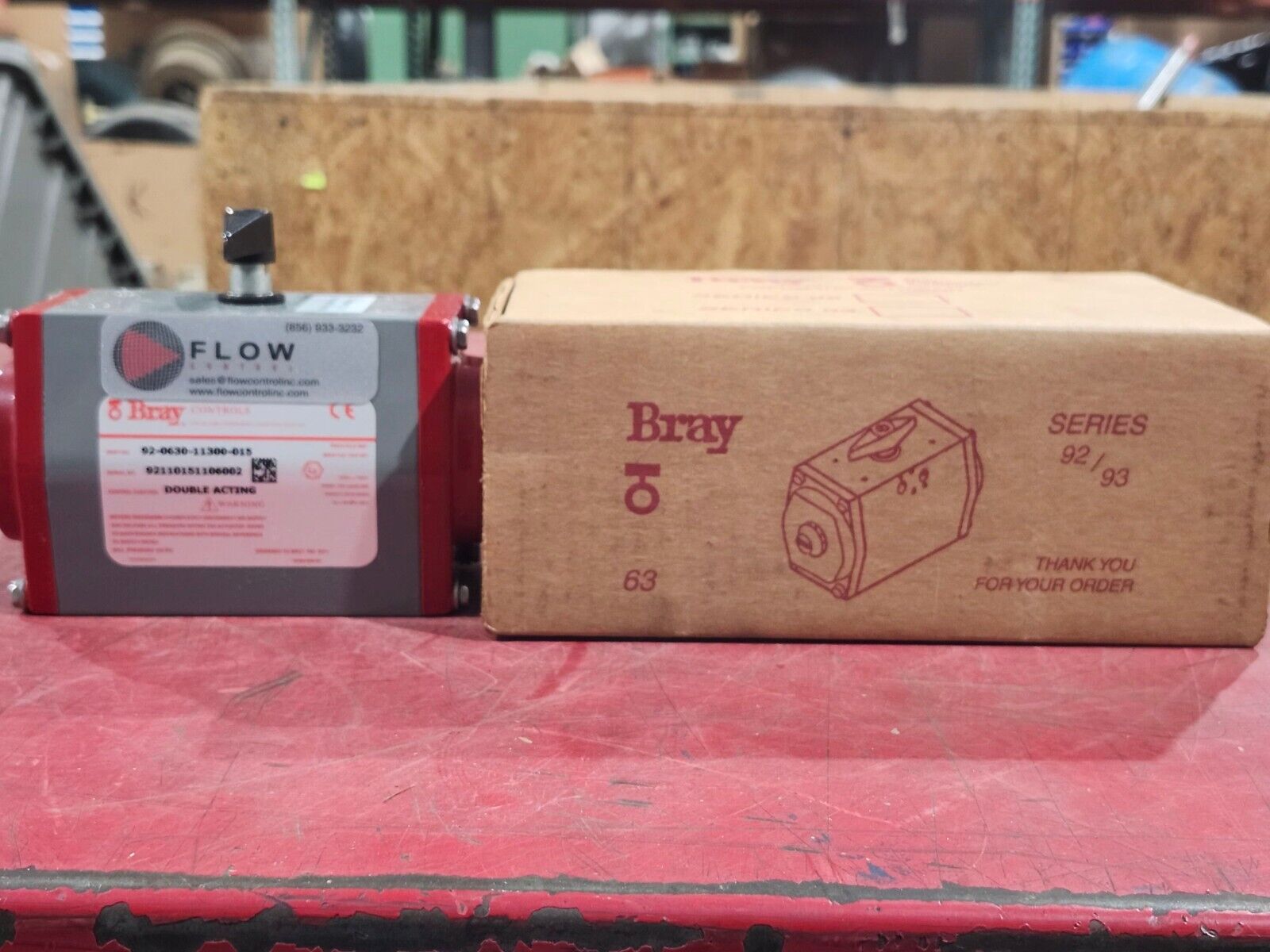 NEW IN BOX BRAY CONTROLS ACTUATOR 92-0630-11300-015