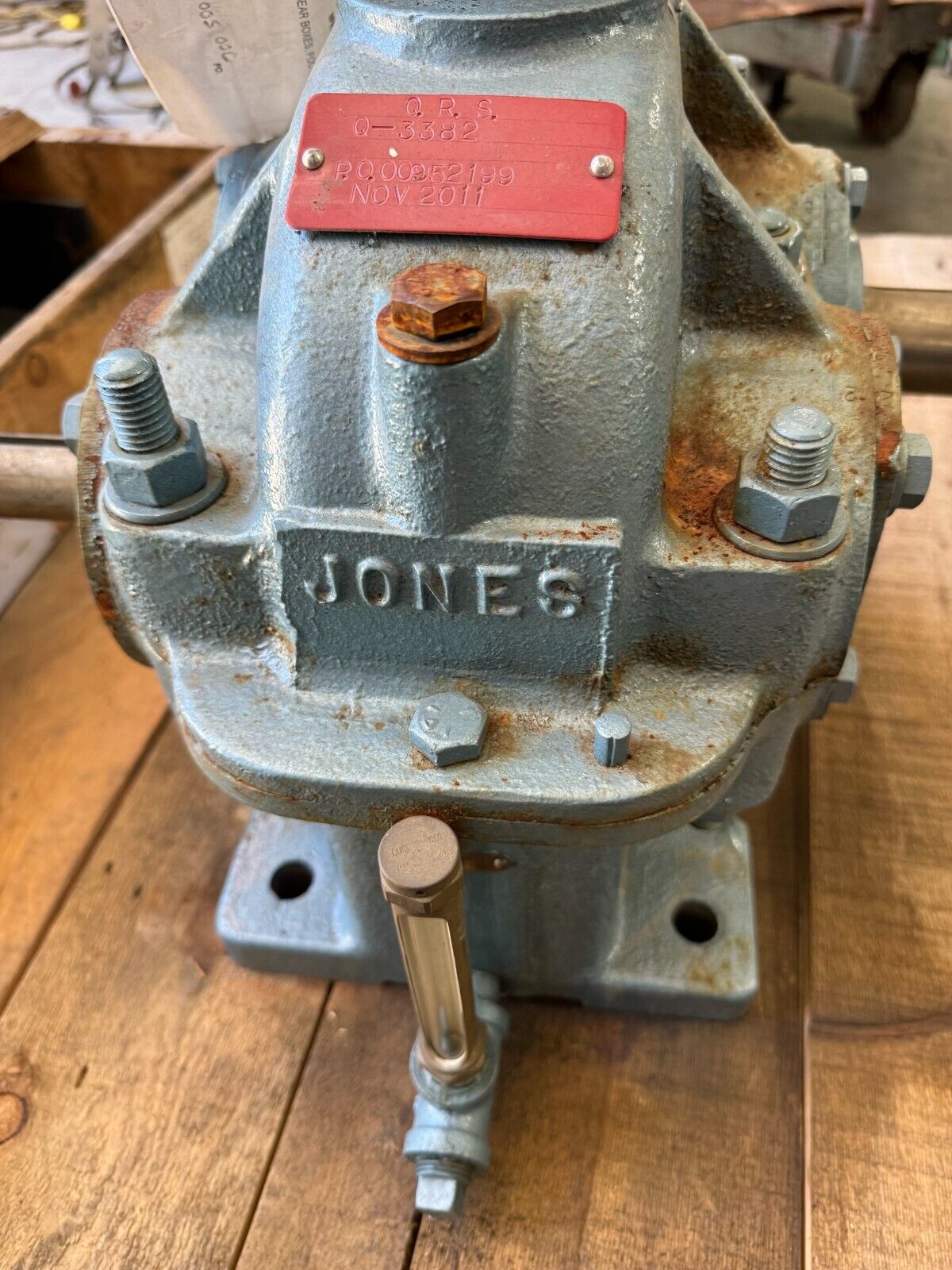 REBUILT JONES HERRINGBONE SPEED REDUCER 3.29 RATIO GEAR BOX 50/SHA