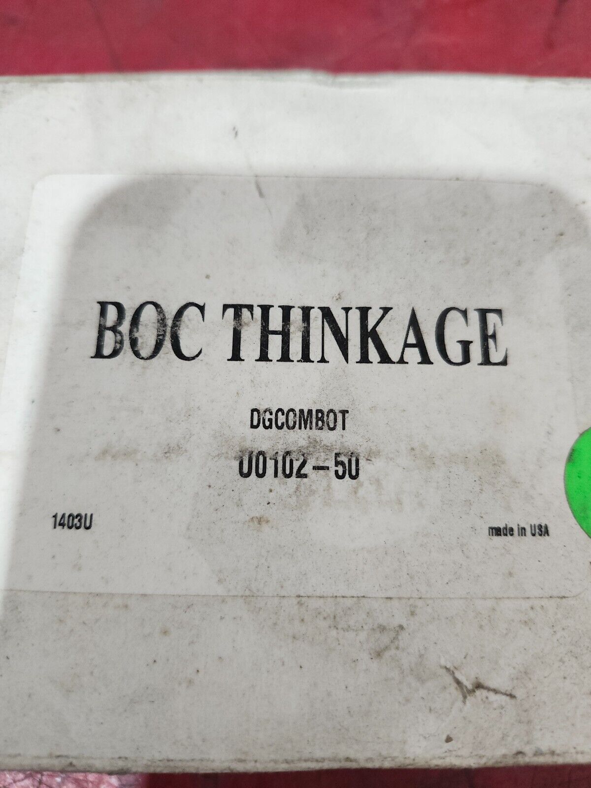 NEW IN BOX BOC THINKAGE DGCOMBOT CONTROL MODULE U0102-50