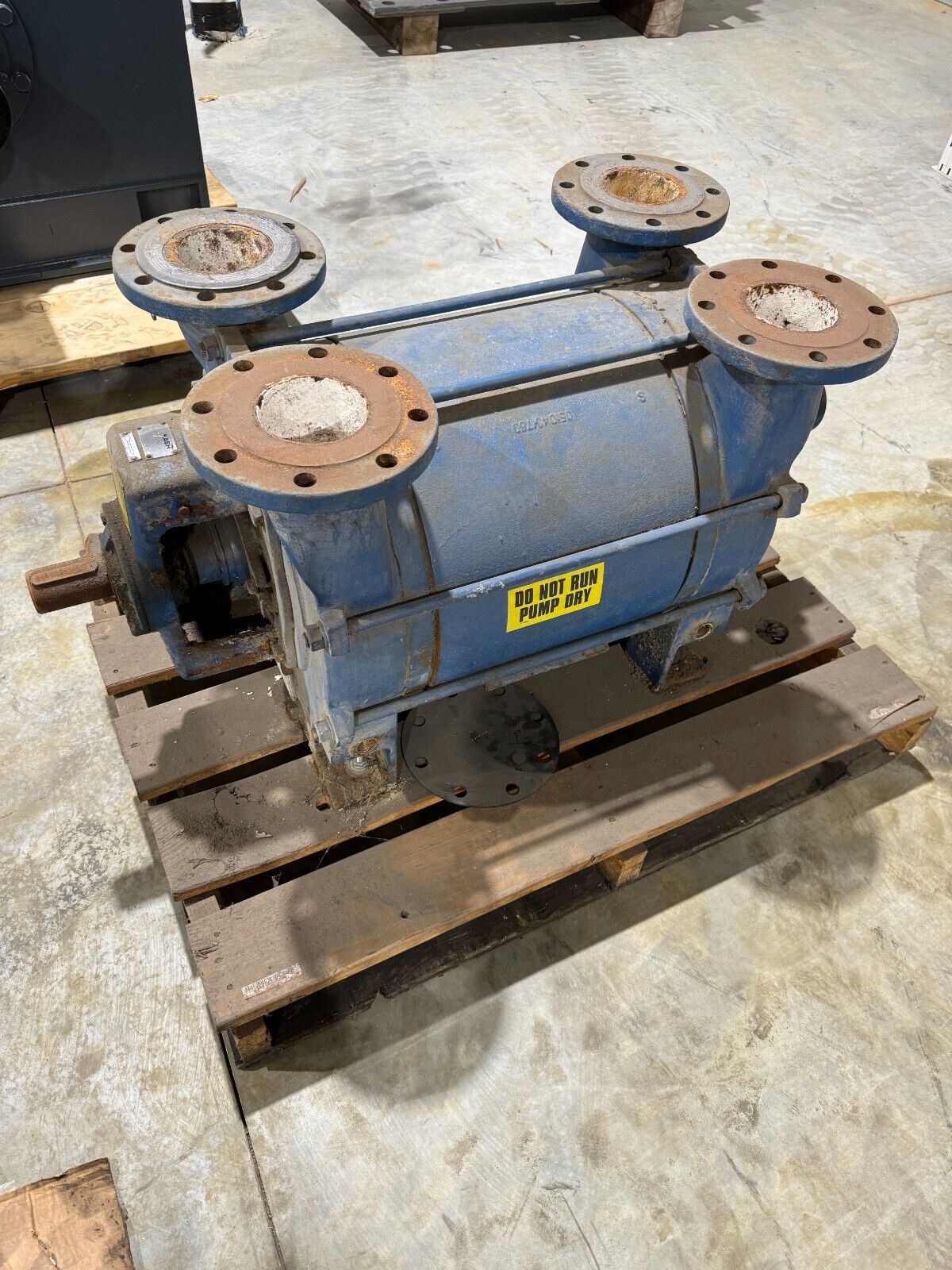 USED GARDNER DENVER NASH VACUUM PUMP 2BE1203