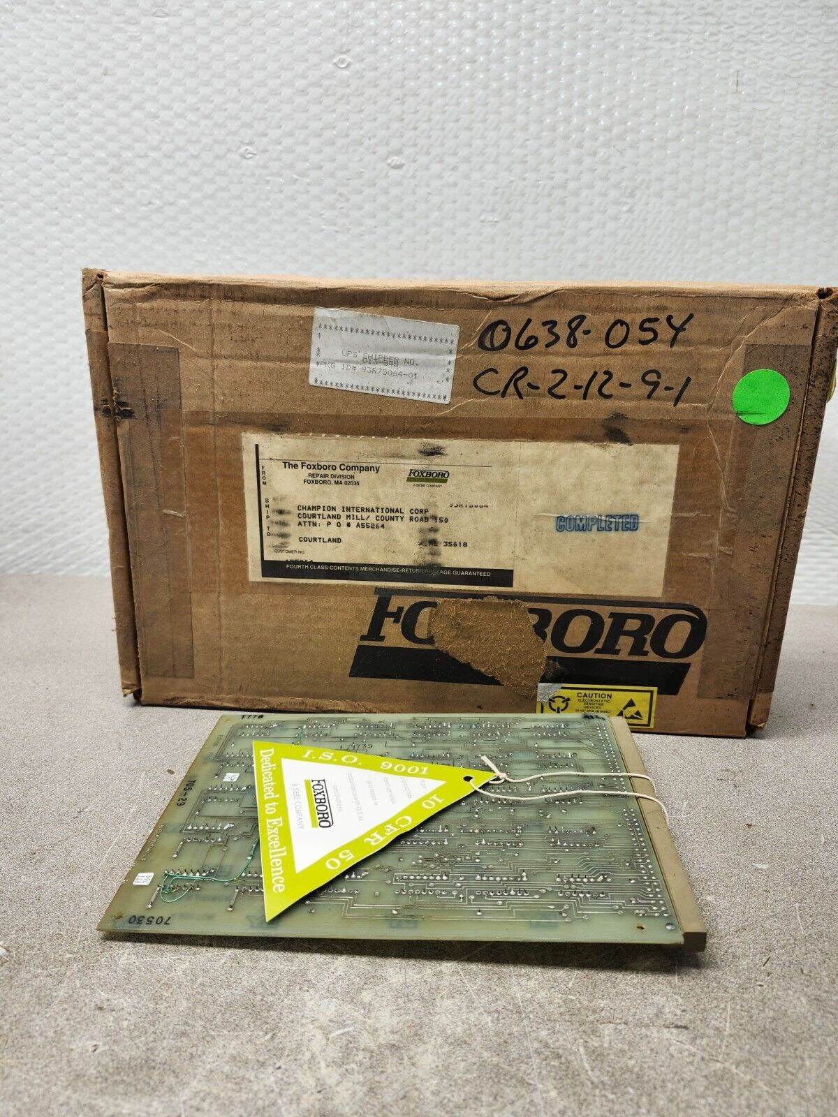 NEW IN BOX FOXBORO CIRCUIT BOARD NO810FW-E