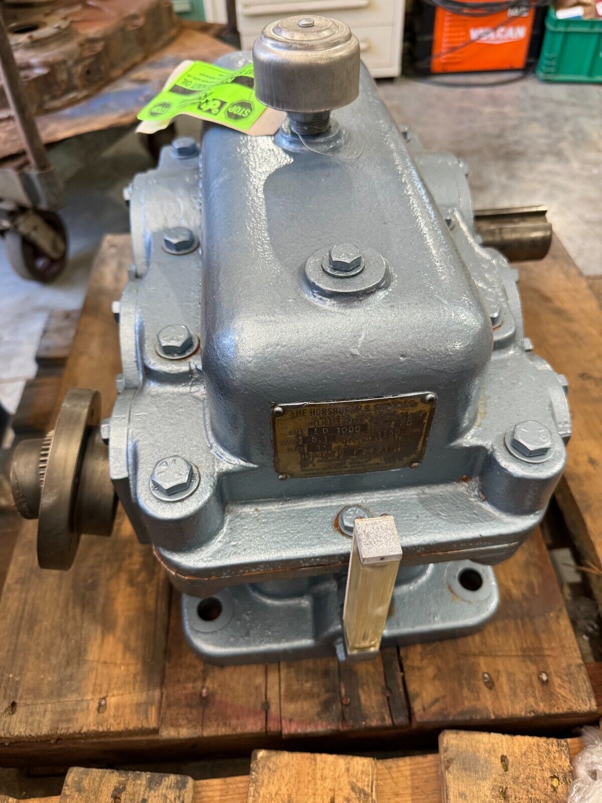 REBUILT HORSBURGH & SCOTT HELICAL SPEED REDUCER 20 RATIO LD1000