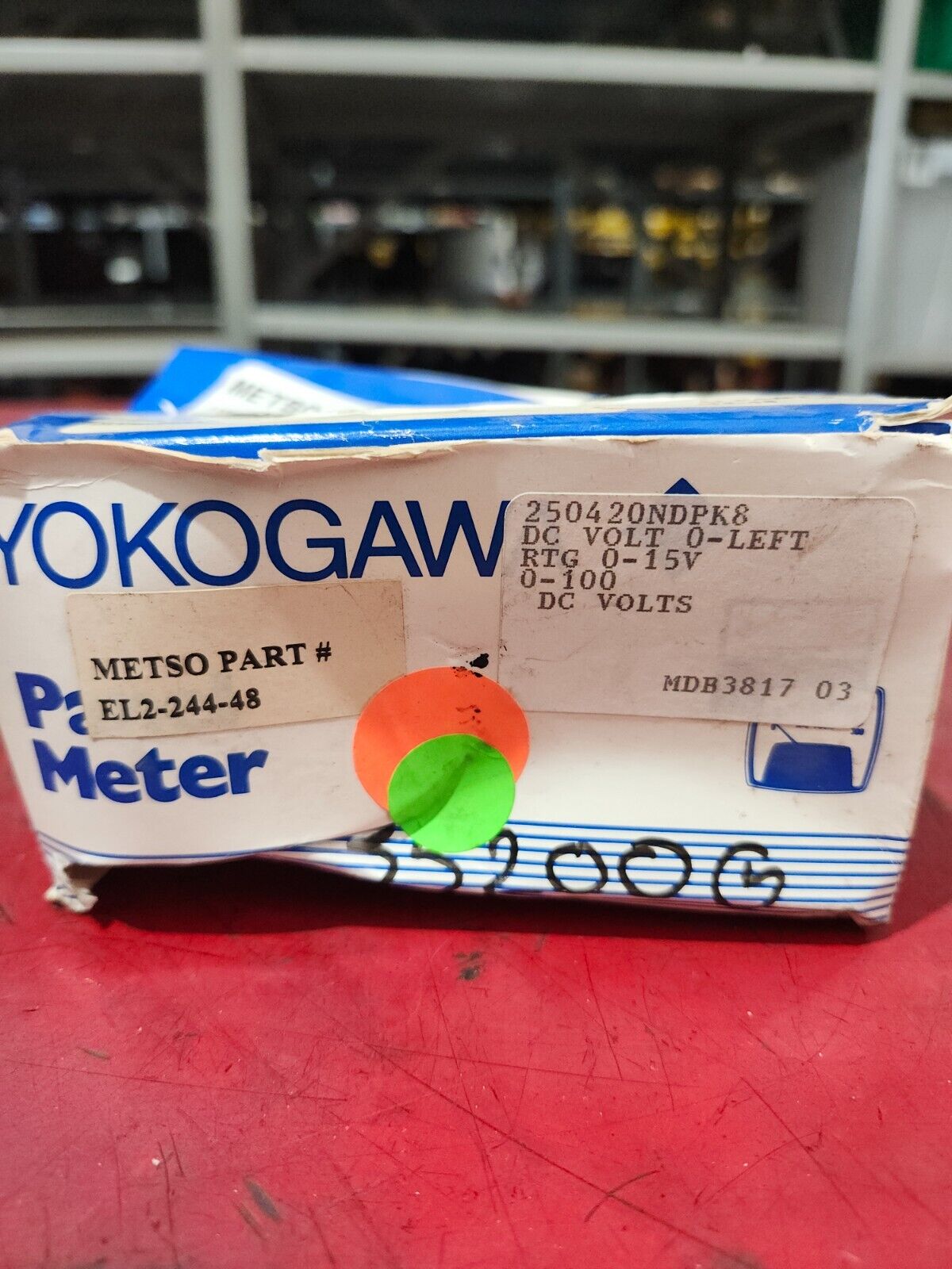 NEW IN BOX YOKOGAWA PANEL METER PANEL METER 250420NFPK8