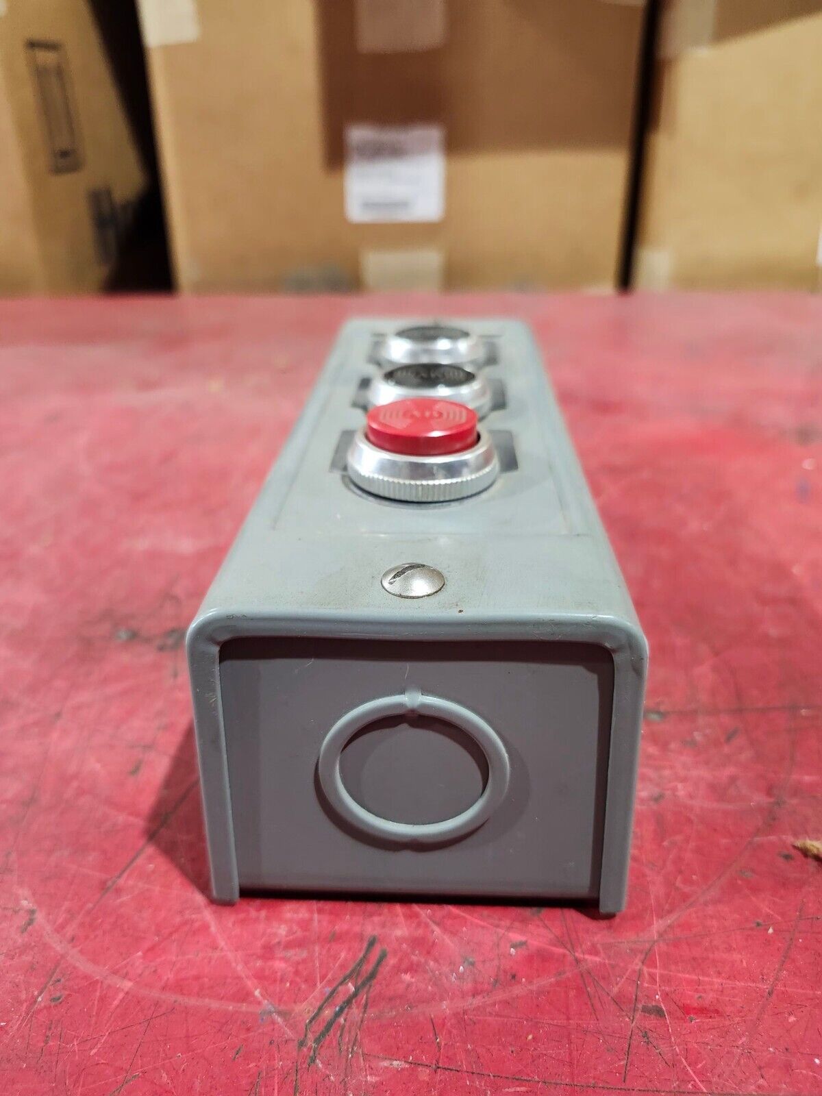 NEW NO BOX ALLEN BRADLY THREE BUTTON CONTROLLER STATION 800H-3HA SERIES L