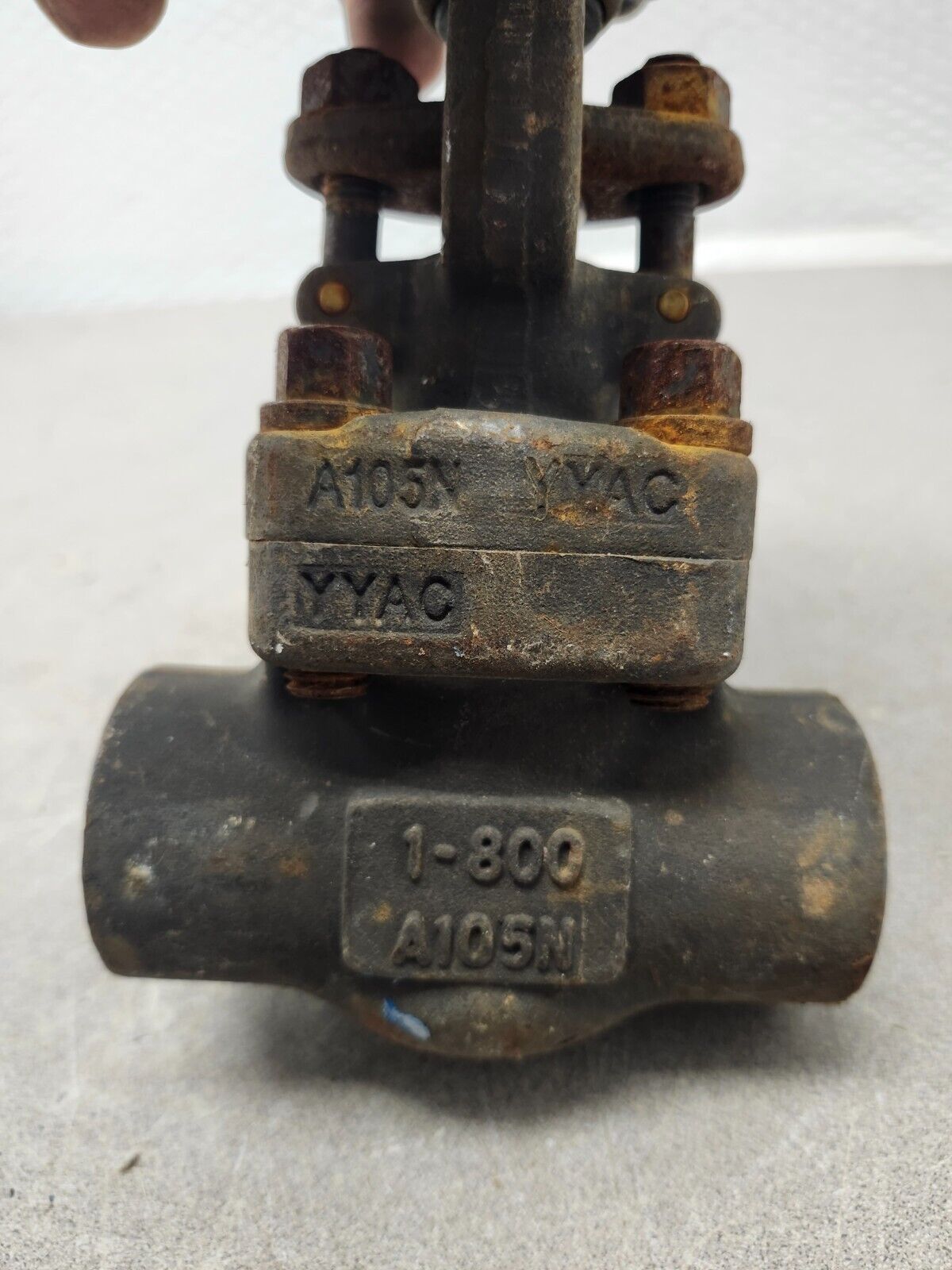 USED Powell Steel Socket Weld Wedge Gate Valve 1'' GA08SA58GB