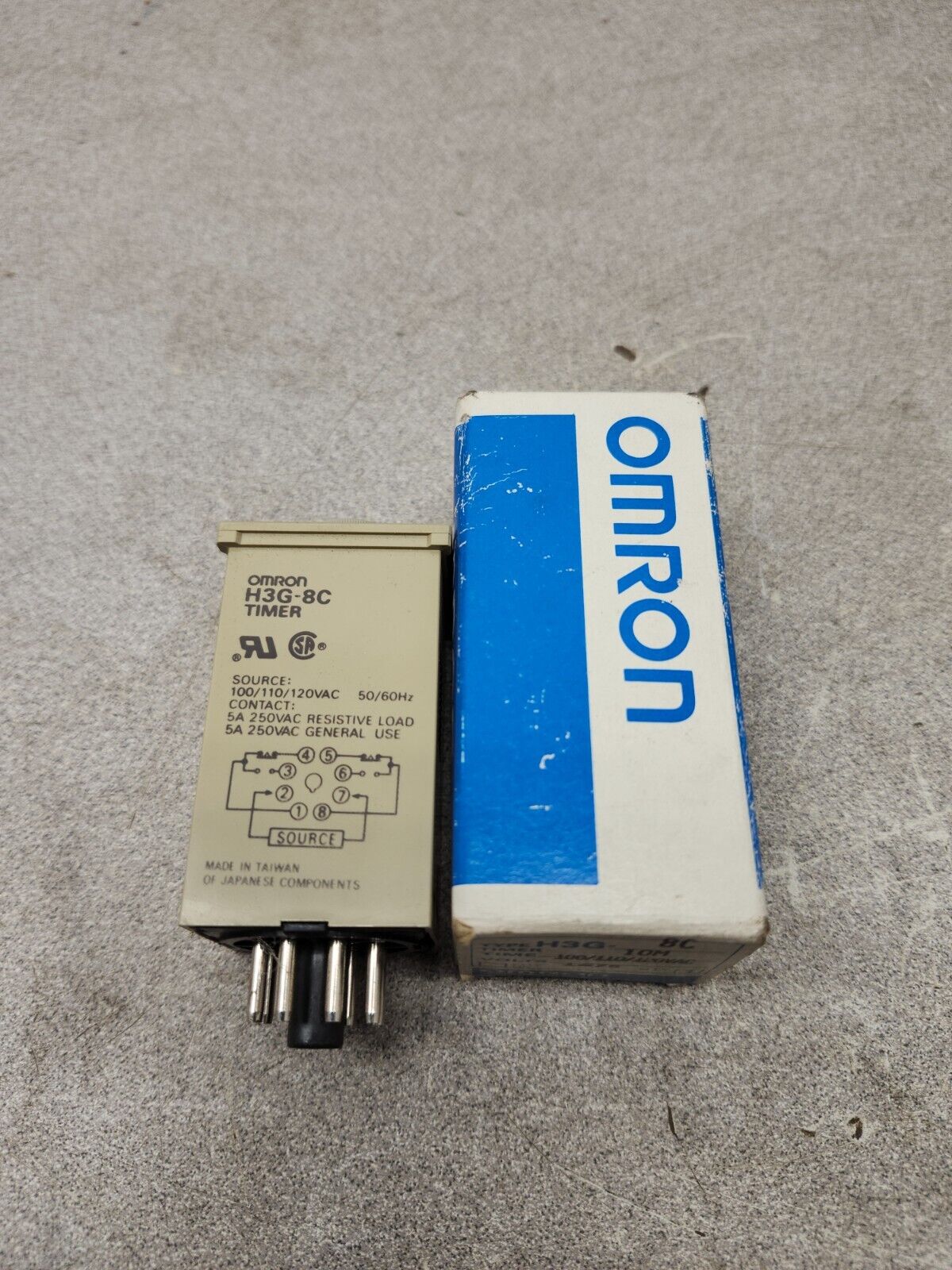 NEW IN BOX OMRON TIMER H3G-8C