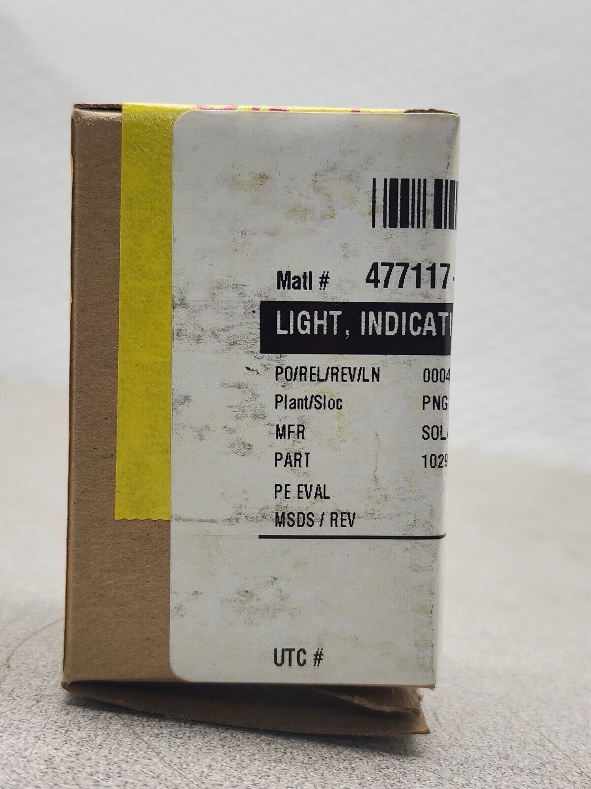 NEW IN BOX CATERPILLAR AMBER LIGHT #42 INDICATOR 48VDC. 1029629-42