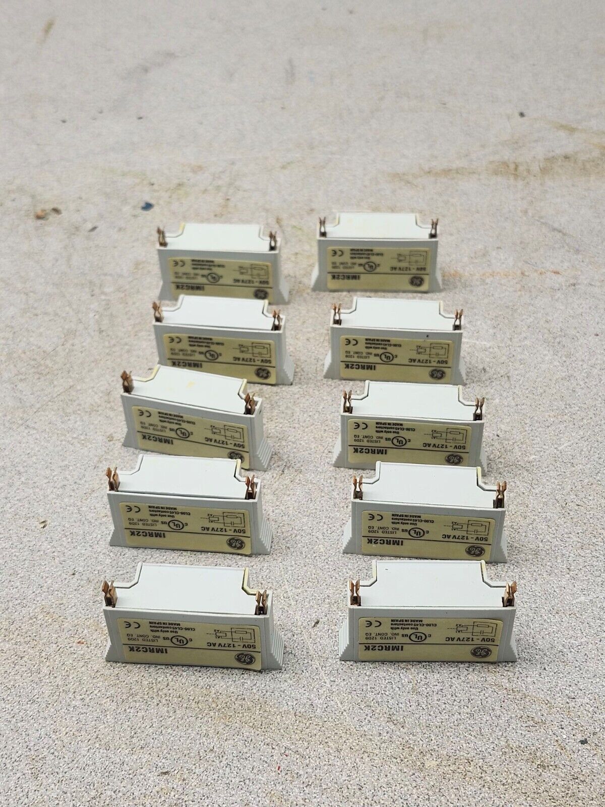 NEW BOX OF 10 GENERAL ELECTRIC VOLTAGE SUPPRESSOR BLOCKS IMRC2K