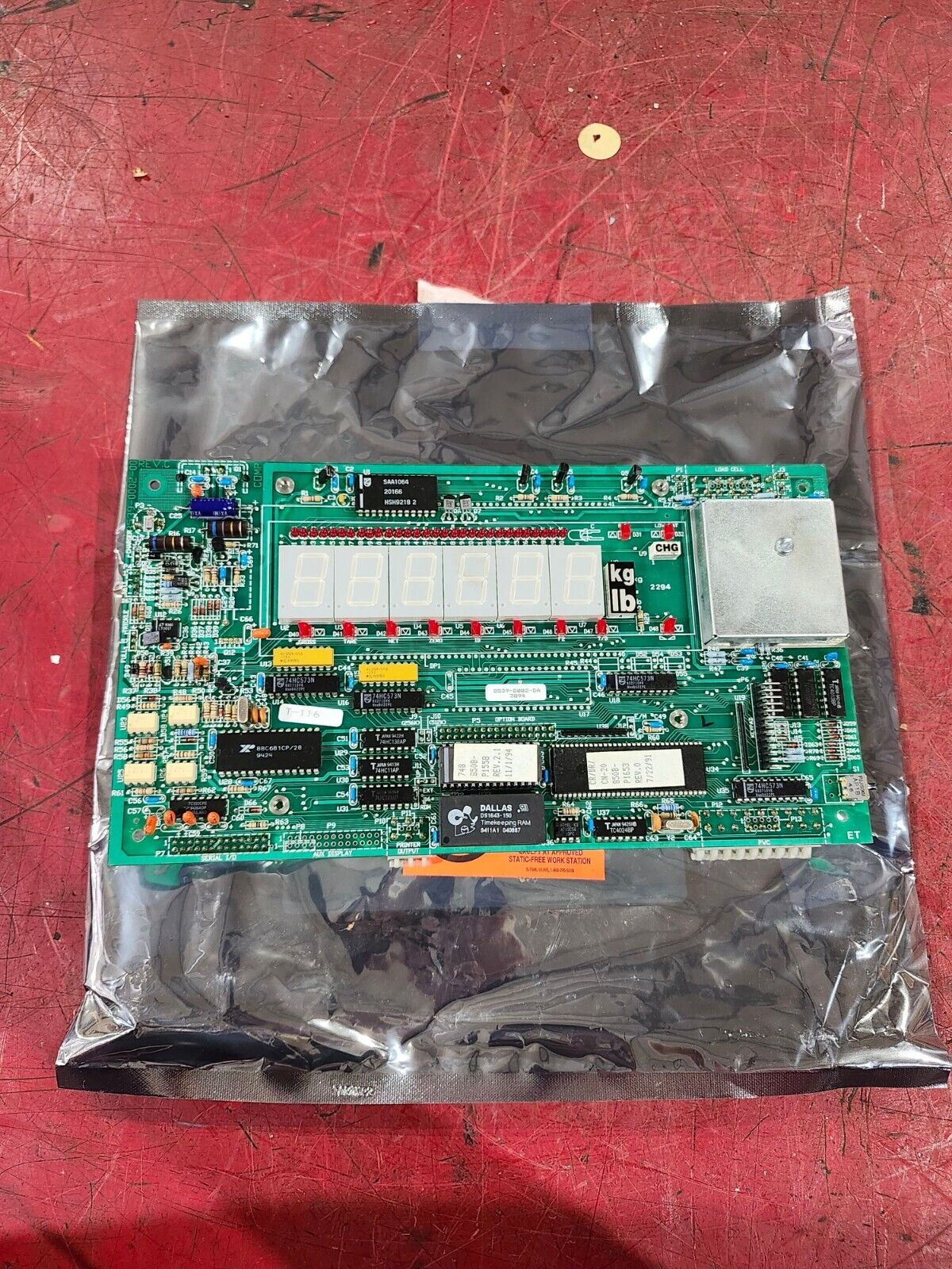 USED SCHNEIDER DISPLAY BOARD 8539-0002-00 REV C