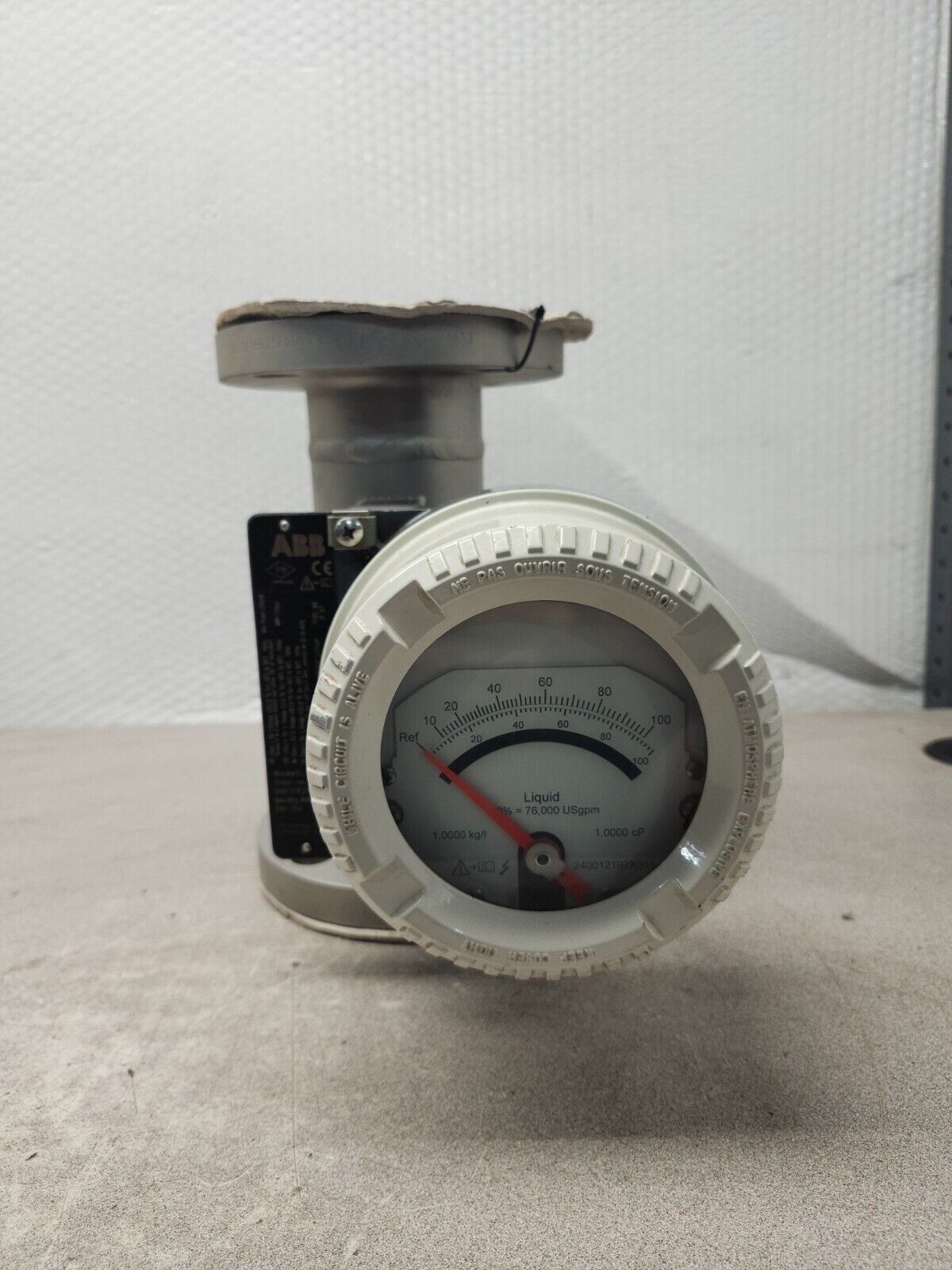 NEW NO BOX ABB Variable Area FlowMeter 0-100gpm 1in AM54 3 71 Flow meter