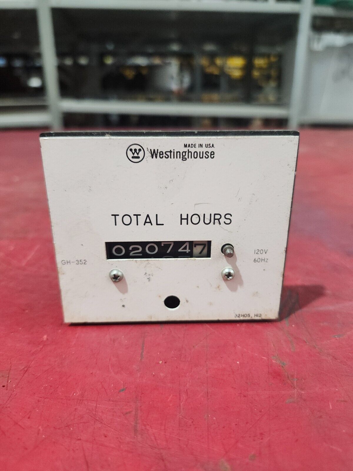 USED Westinghouse Panel Meter 120V 60HZ GH-352