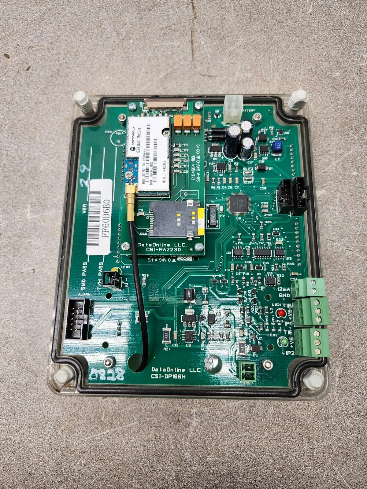 NEW IN BAG DATA ONLINE TELEMETRY SYSTEM BOARD FG403AAE