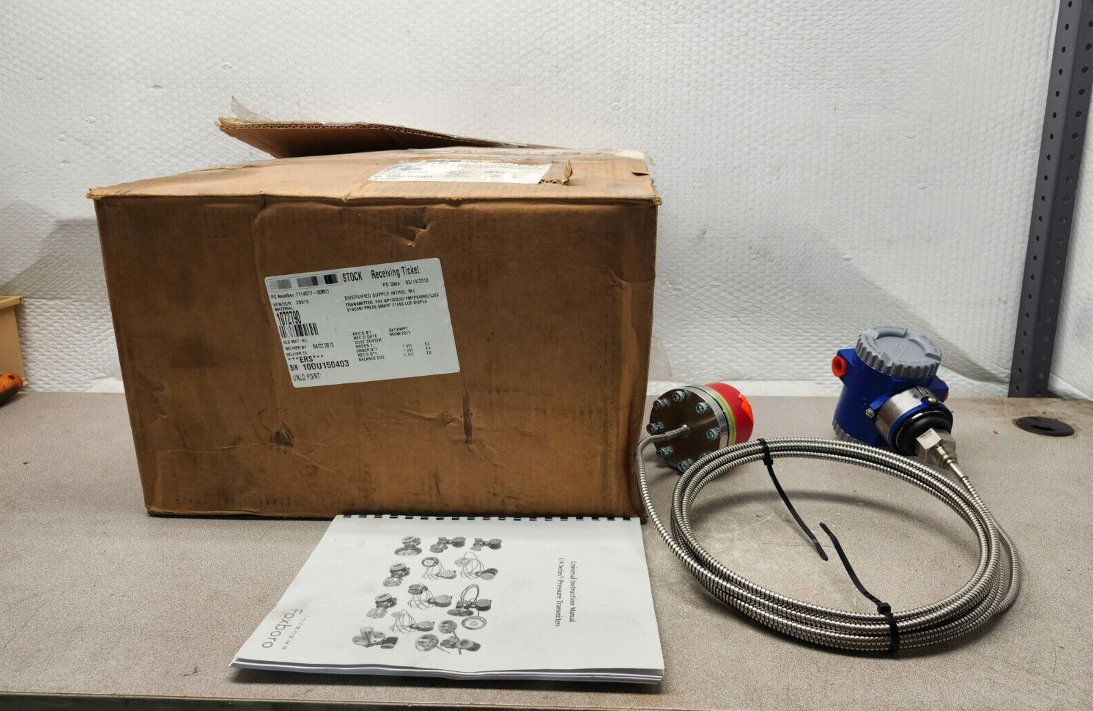 NEW IN BOX FOXBORO PRESSURE TRANSMITTER IGP10-DS3D1F-M2L1 W/ FOXBORO PW2.4J.5881