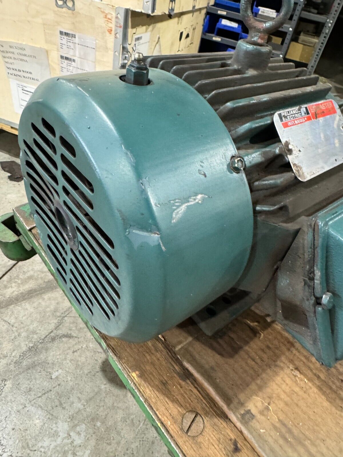 USED RELIANCE 3HP 1755RPM 182T 230/460V. FRAME MOTOR P18G4902-4 MODEL P18G4902R