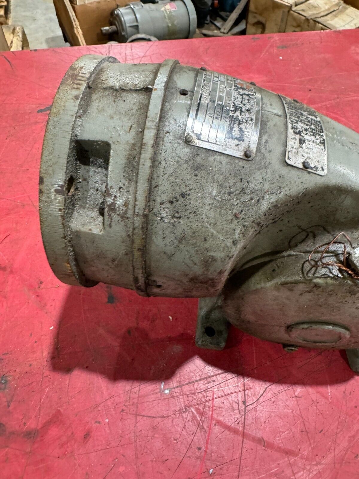 USED U.S. MOTORS SPEED REDUCER FRAME 6 TYPE GW 17.6 RATIO GEAR X193900