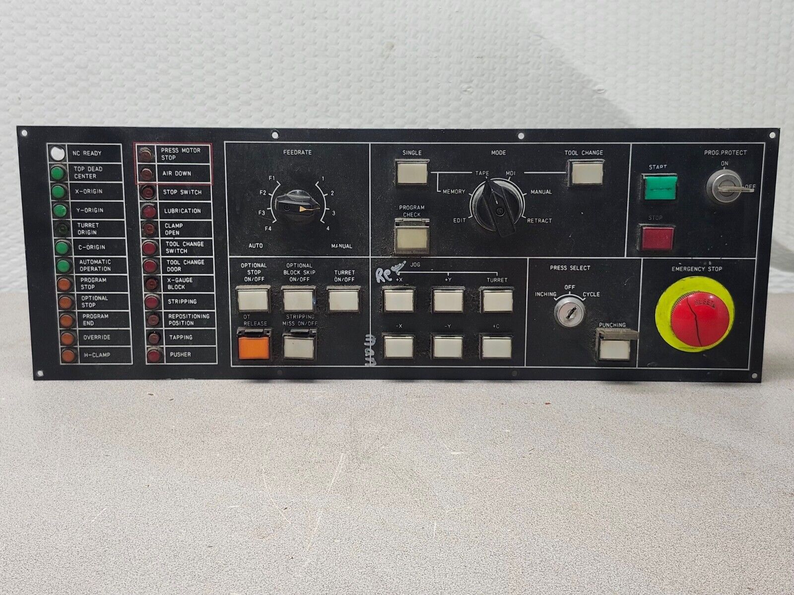 USED FANUC CONTROL PANEL A02B-0060-C344