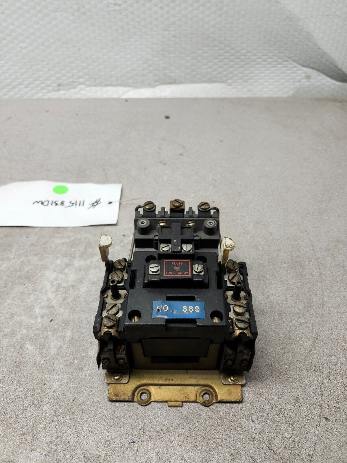 USED ALLEN BRADLY 3 Relays Starter 709-B0D Ser K