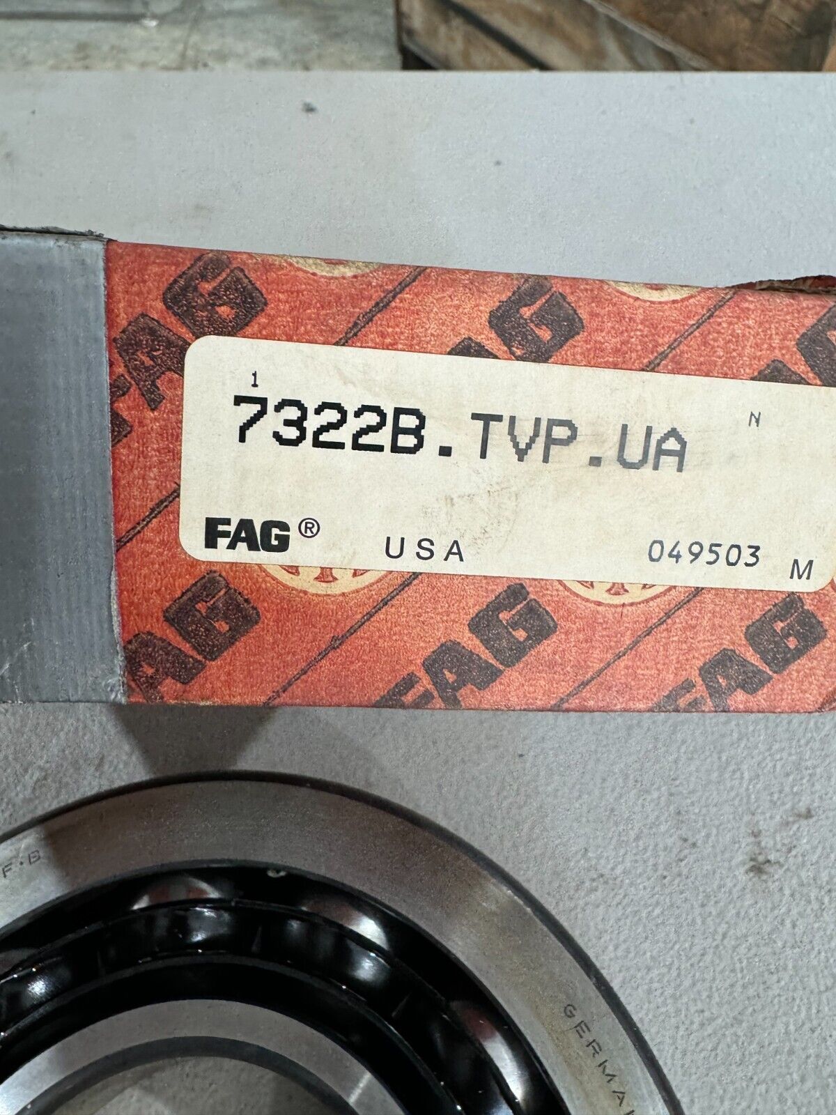 NEW FAG 7322BTVPUA ANGULAR CONTACT BALL BEARING 7322B.TVP.UA