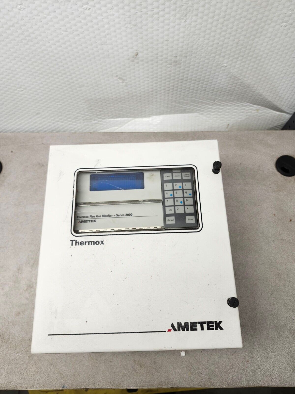 USED NO BOX AMETEK THERMOX FLUE GAS MONITOR-SERIES 2000