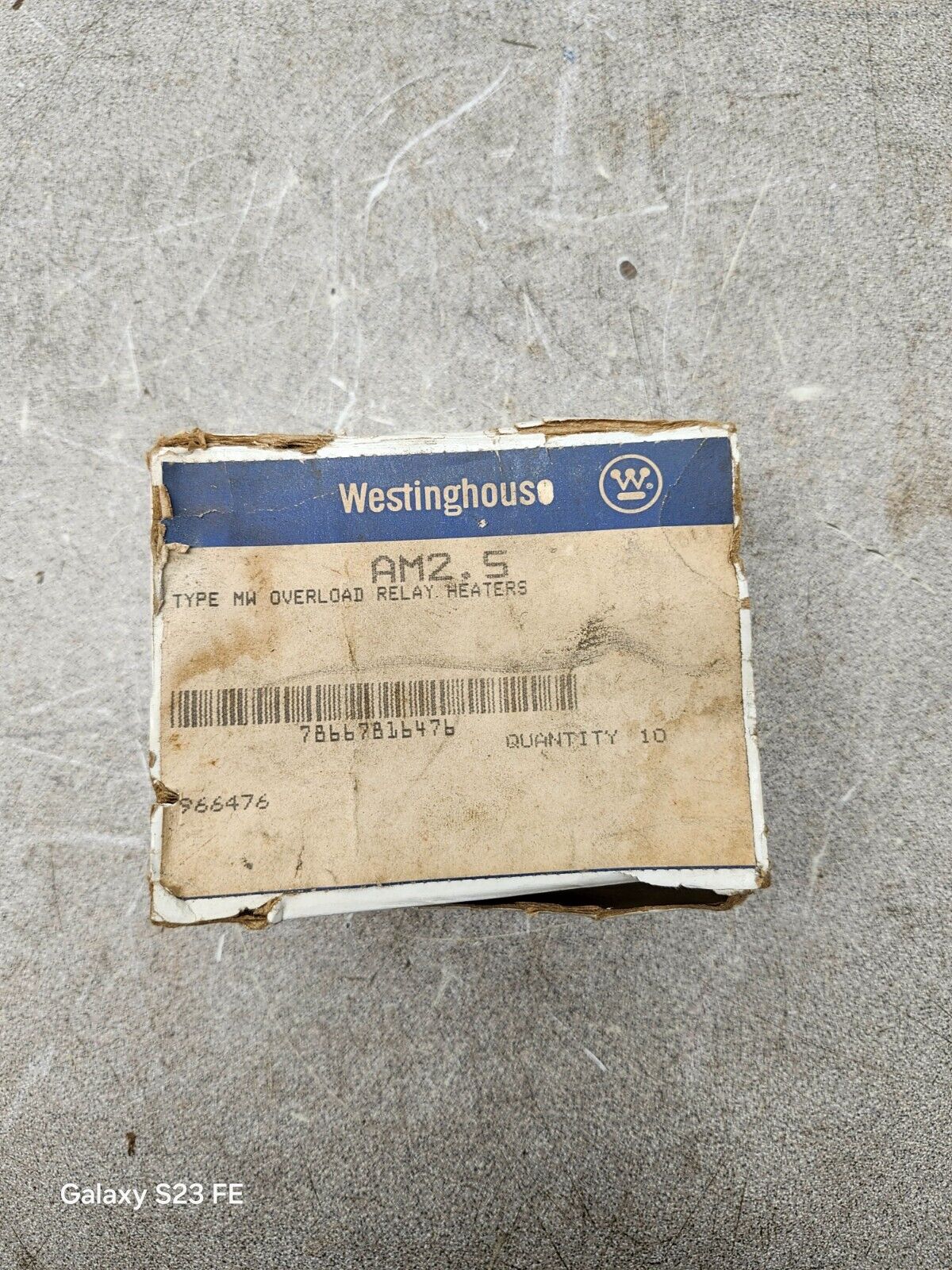 NEW BOX OF 10 WESTINGHOUSE AM2.5 HEATER ELEMENTS 966476