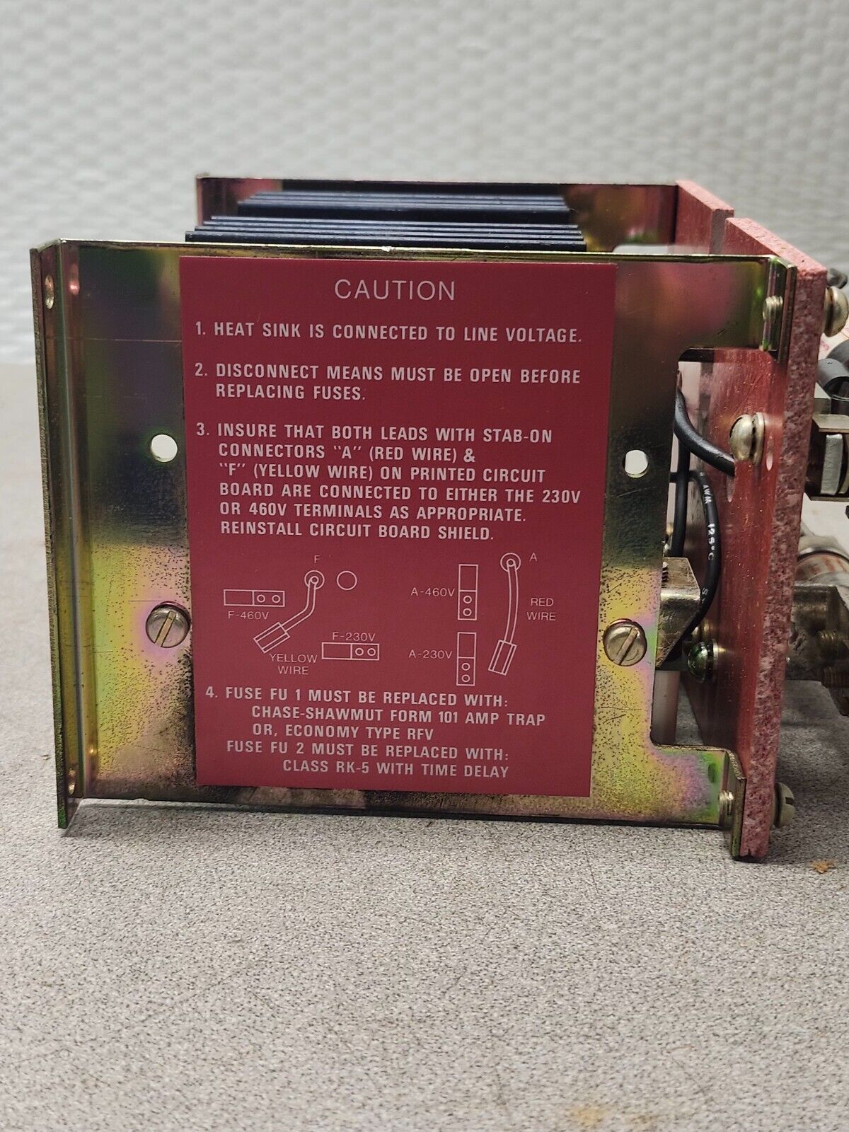 NEW SURPLUS ALLEN-BRADLEY MOTOR WINDING HEATER 1410-E01 SERIES A