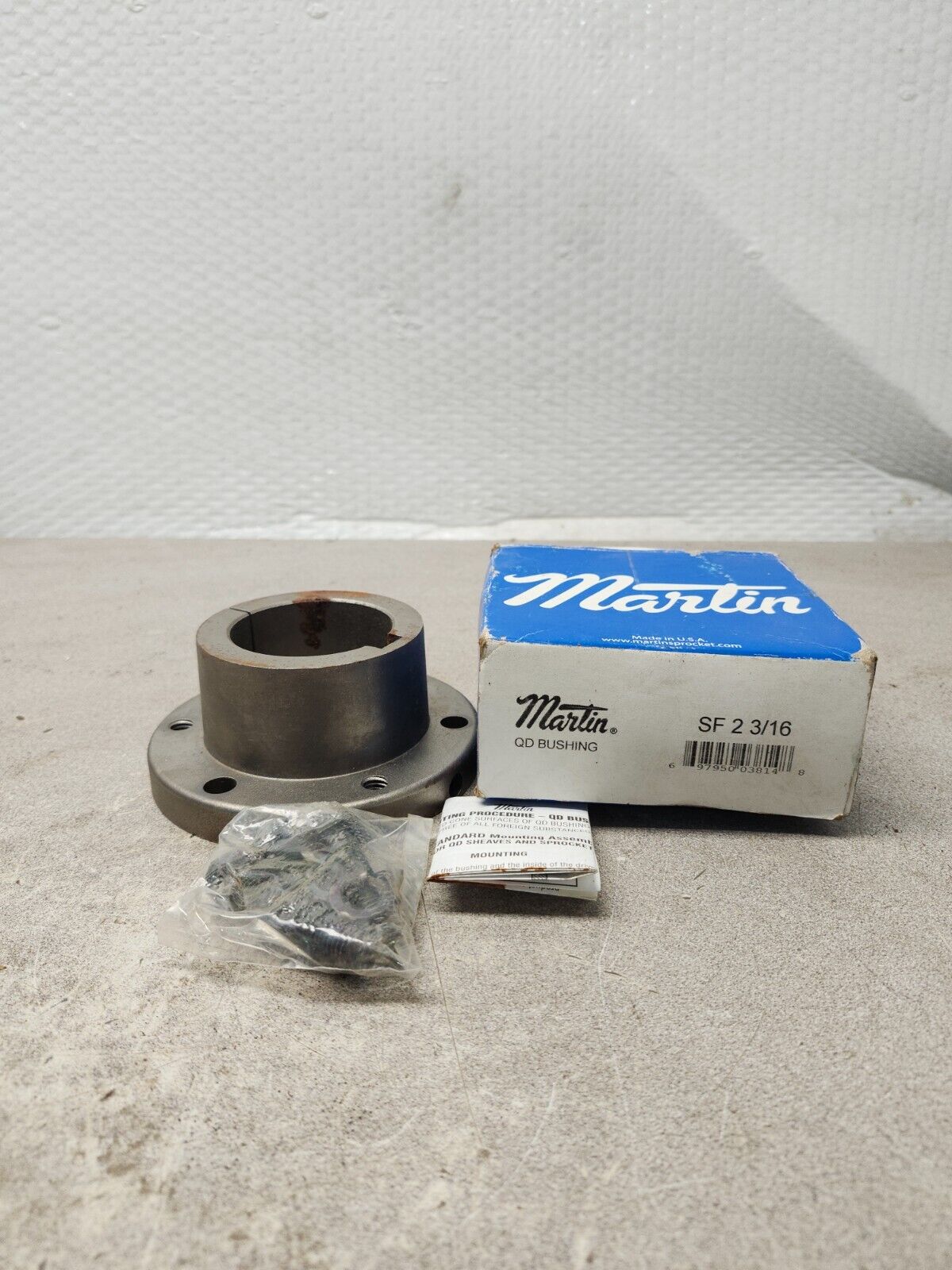 NEW IN BOX MARTIN Quick Disconnect Bushing SF 2 3/16