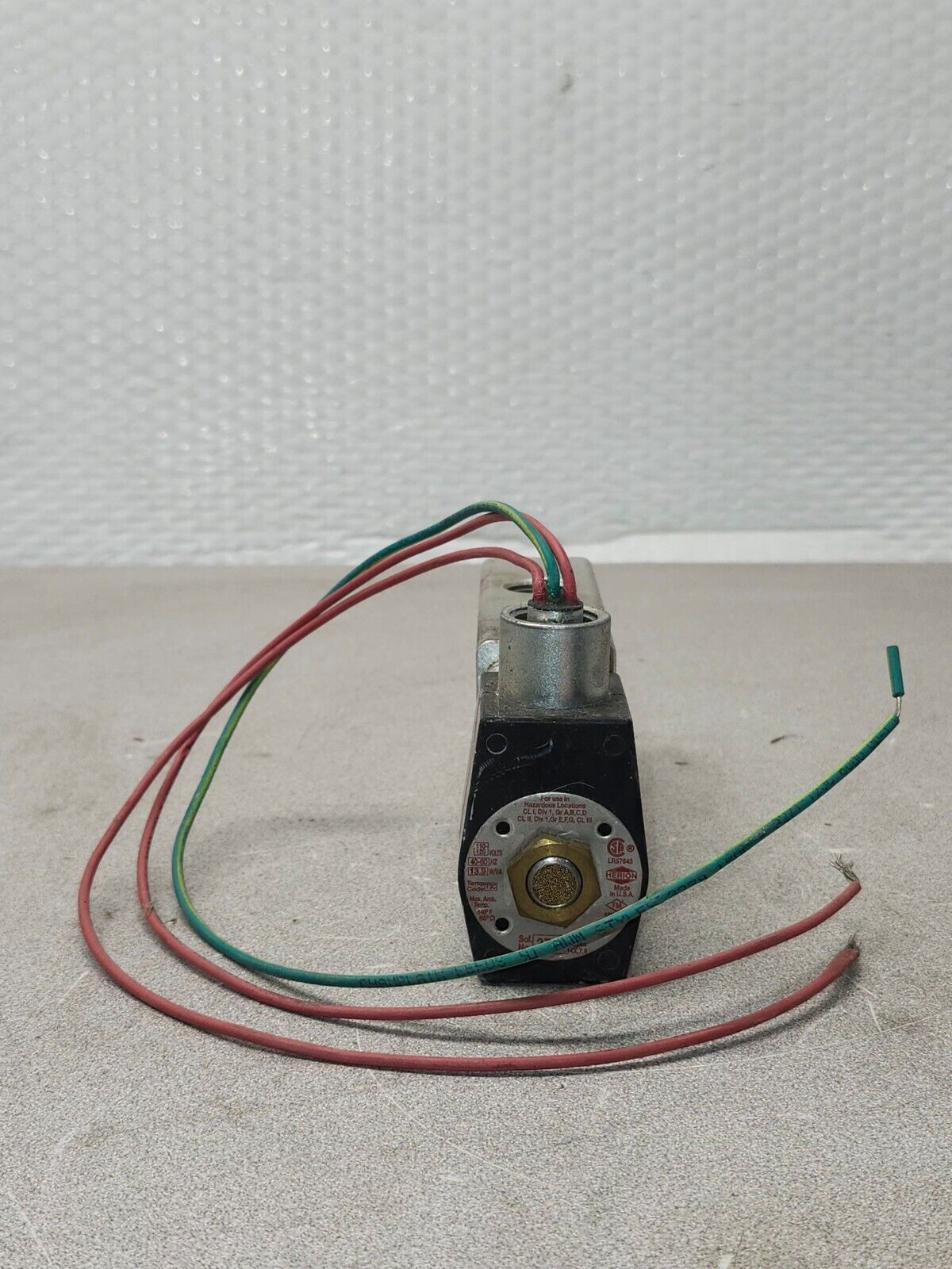 USED HERION SOLENOID VALVE 3727