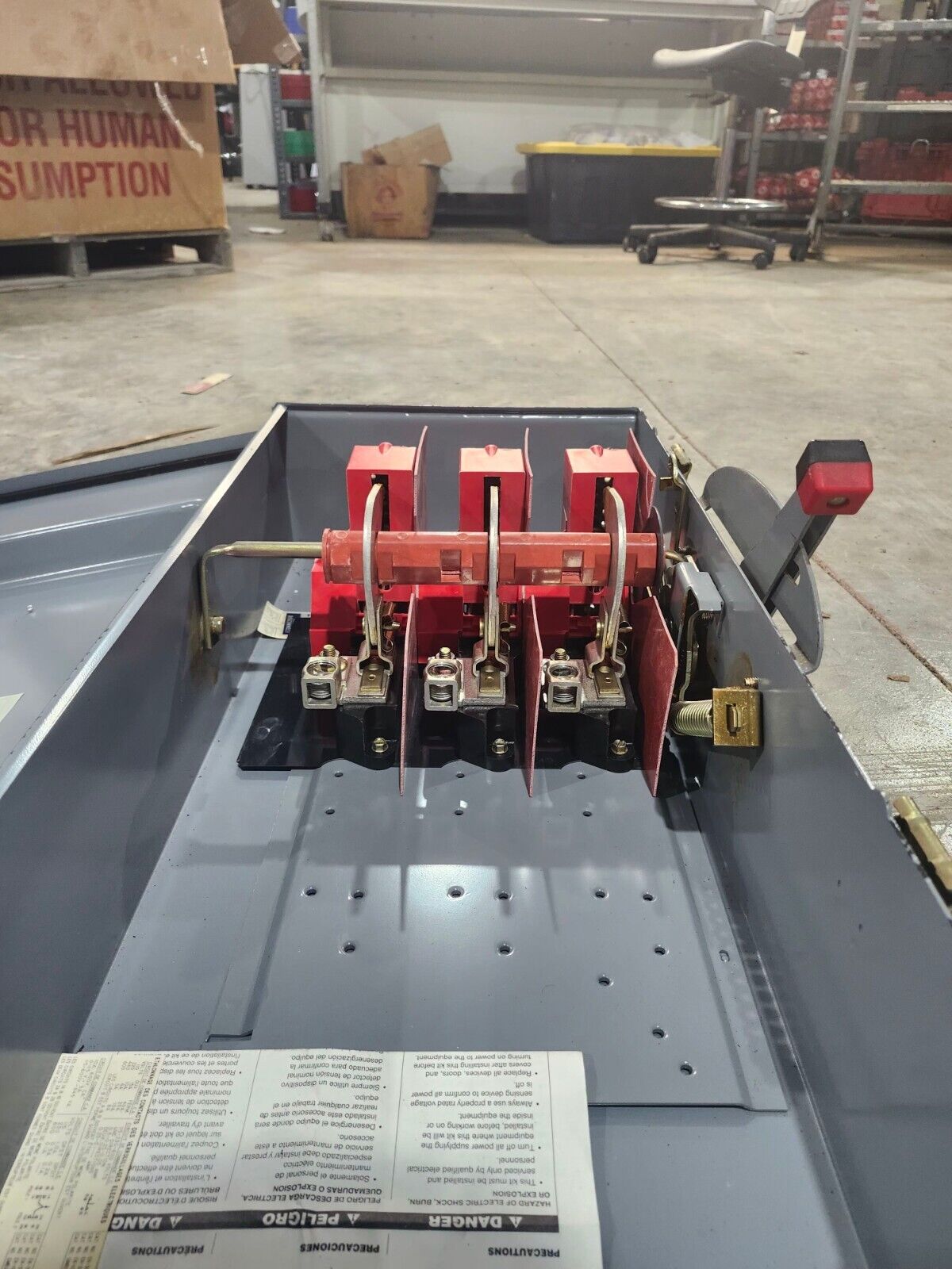 NEW Square D Safety Switch 200 Amp 600 Vac HU364AWK