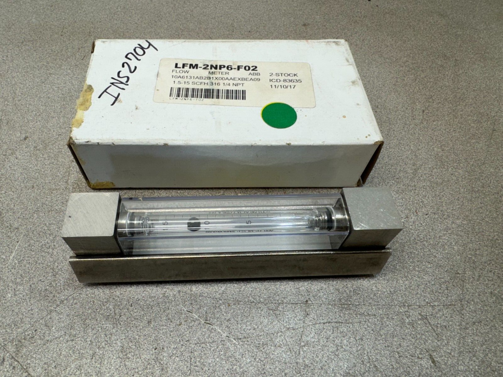 NEW IN BOX ABB FLOW METER LFM-2NP6-F02 10A6131AB2B1X00AAEXBEA09