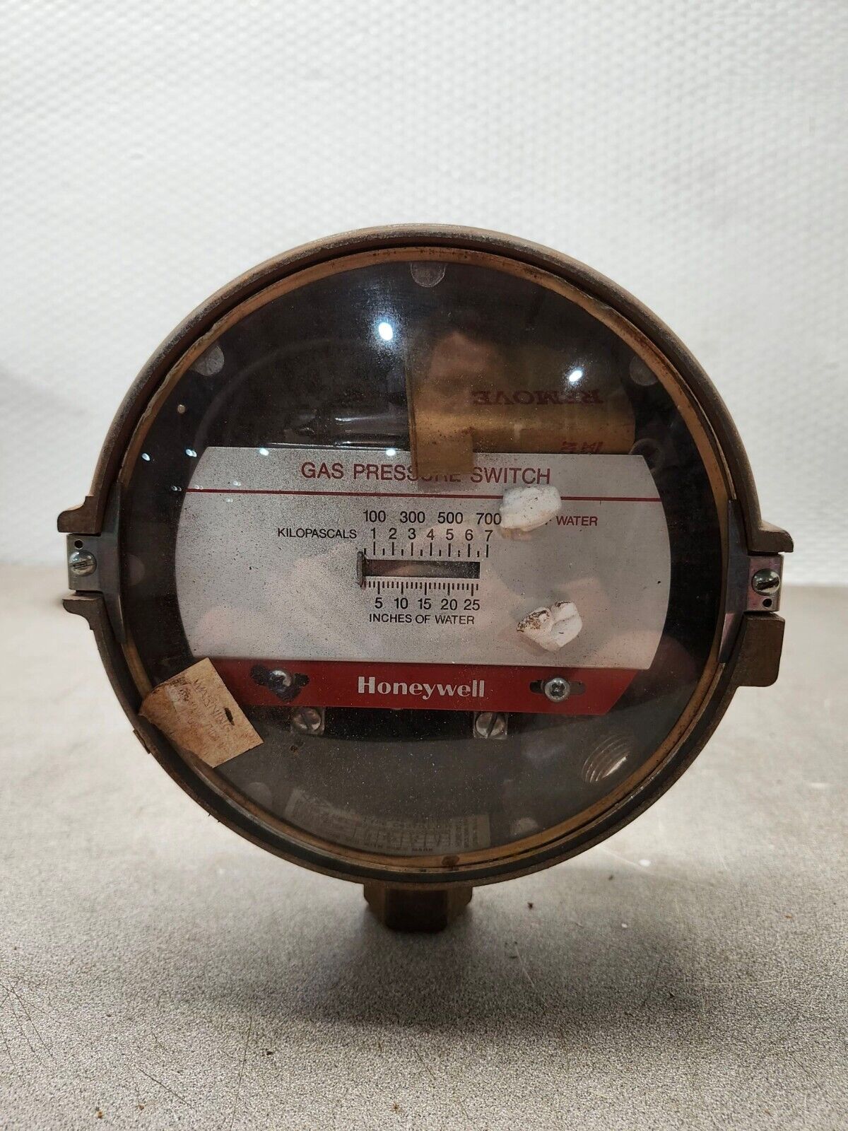 USED NO BOX HONEYWELL GAS PRESSURE SWITCH C437D.E.G.H.