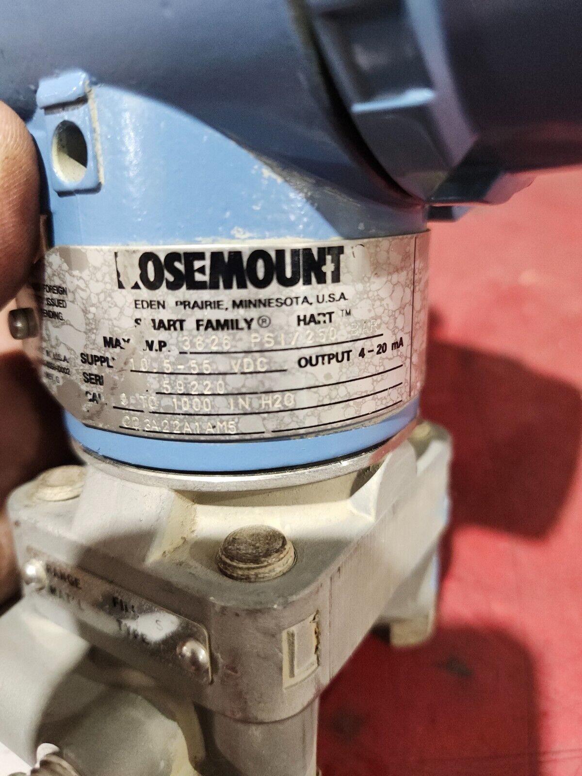 NEW NO BOX ROSEMOUNT PRESSURE TRANSMITTER 3626 PS1/ 250 BAR