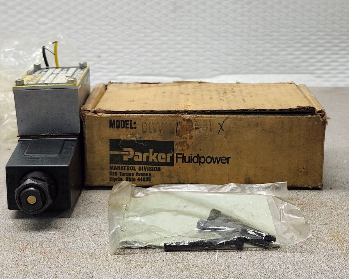 USED PARKER HYDRAULIC VALVE D1VW21E Y31 X1984 GP