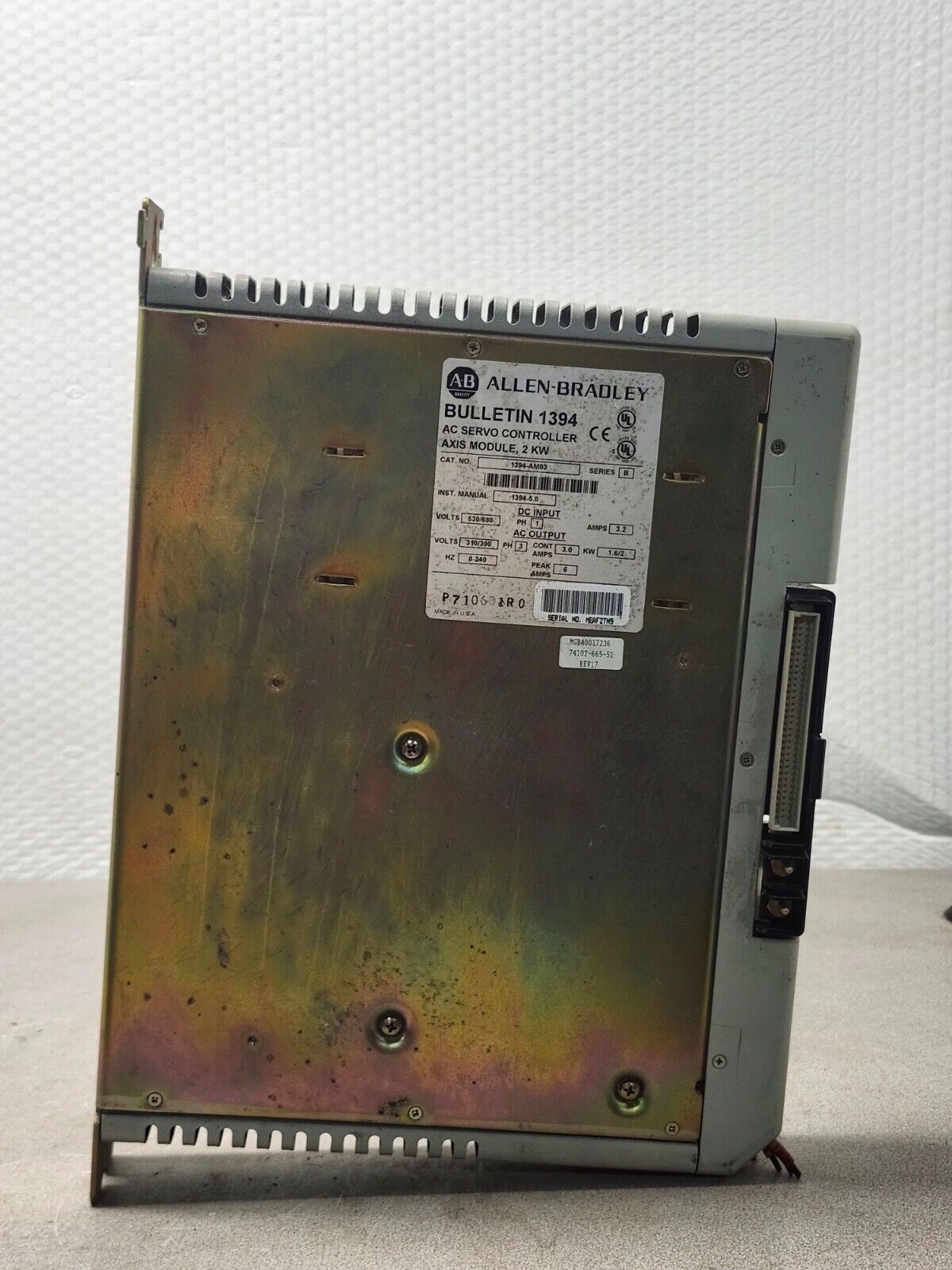 USED ALEEN-BRADLEY SERIES B PLC MODULE 1394-AM03