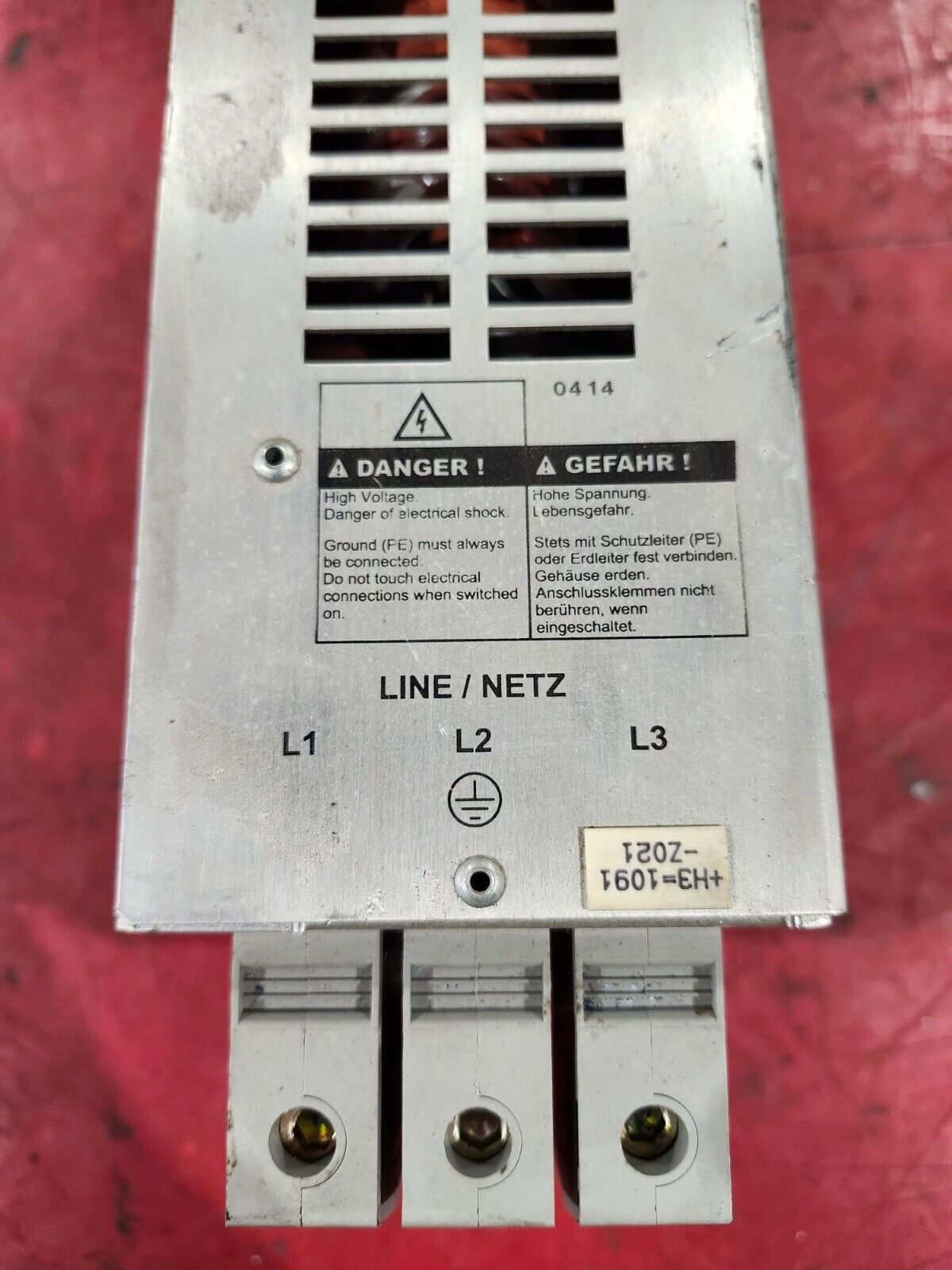 USED REXTROTH POWER LINE FILTER NFD03.1-480 130