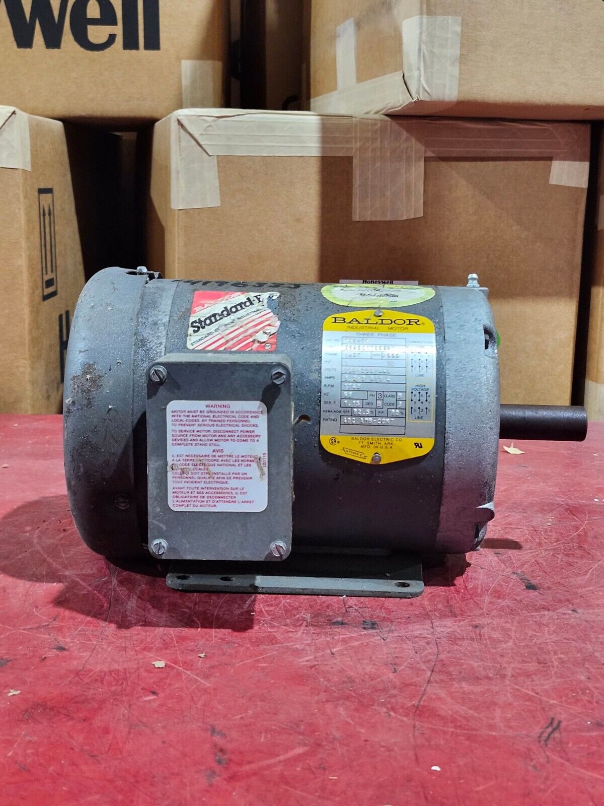 USED BALDOR INDUSTRIAL MOTOR M3546T 35A001T589H1