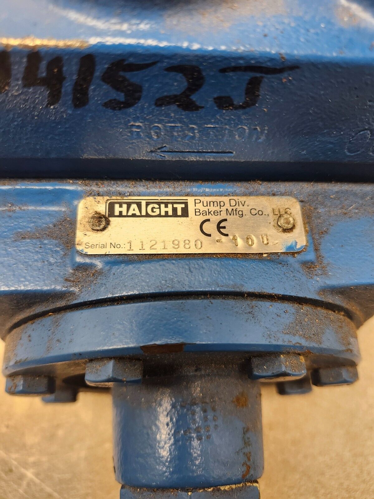 USED HAIGHT Gear Pump 11211980-10U