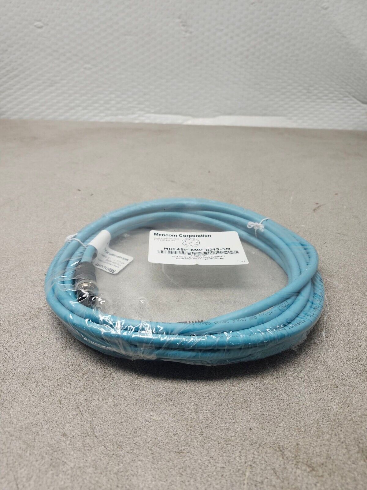 NEW IN PACKAGE MENCOM CORD SET MDE45P-8MP-RJ45-5M