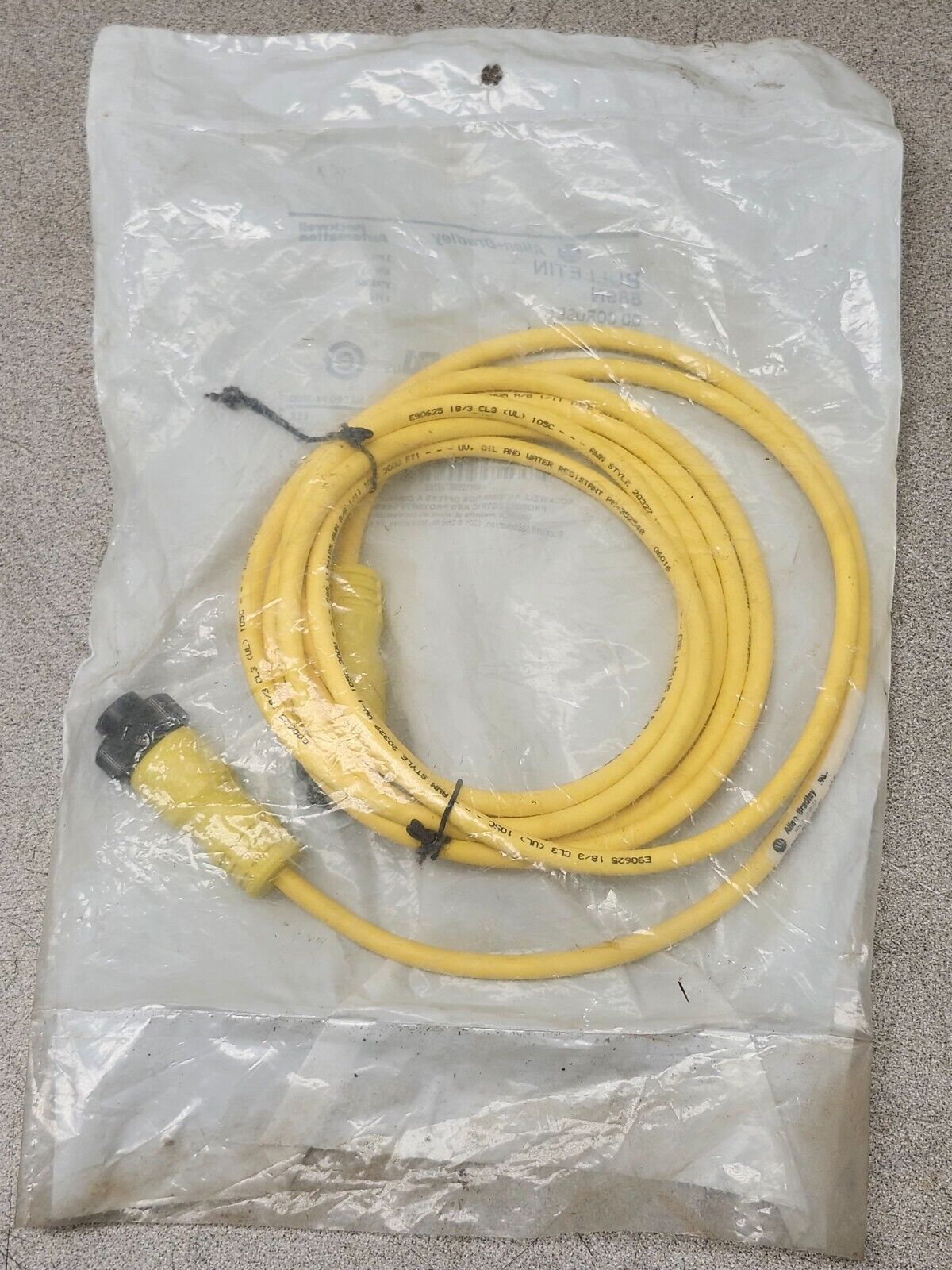 NEW IN PACKAGE ALLEN-BRADLEY QD CORDSET 889N-F3HJNU-9F SERIES B